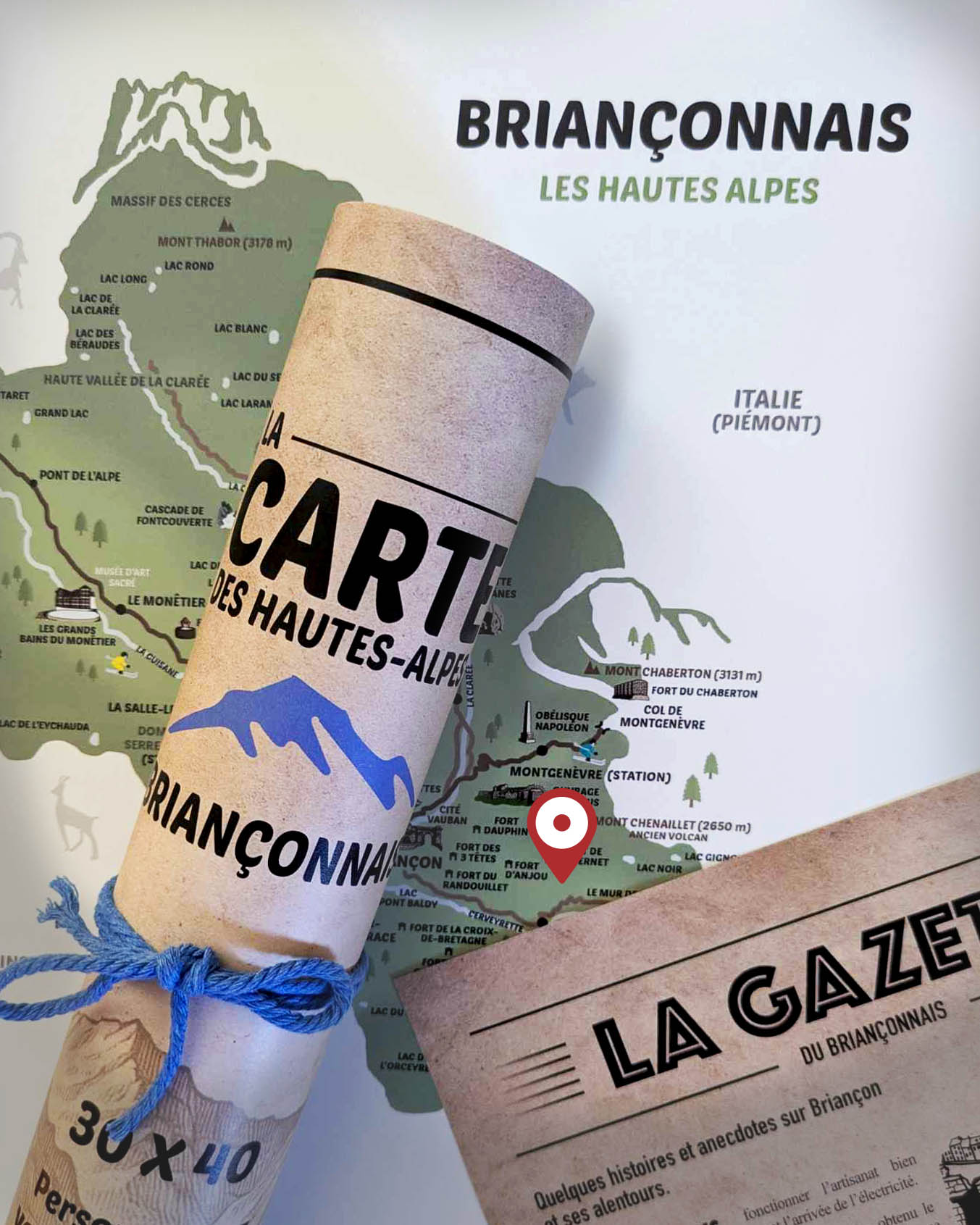 LA CARTE DU BRIANÇONNAIS 