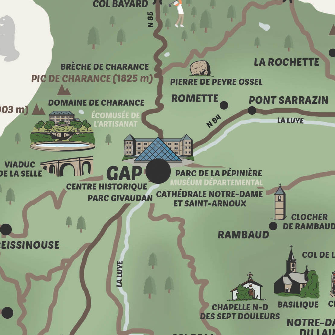 LA CARTE DU GAPENÇAIS DURANCE