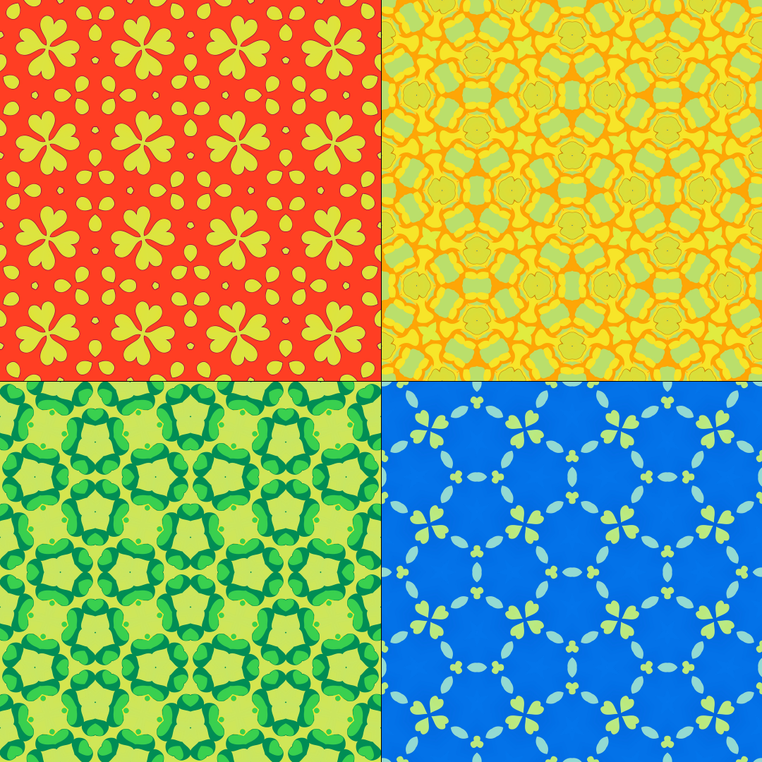 Floral Art Repeat Patterns Bundle 12