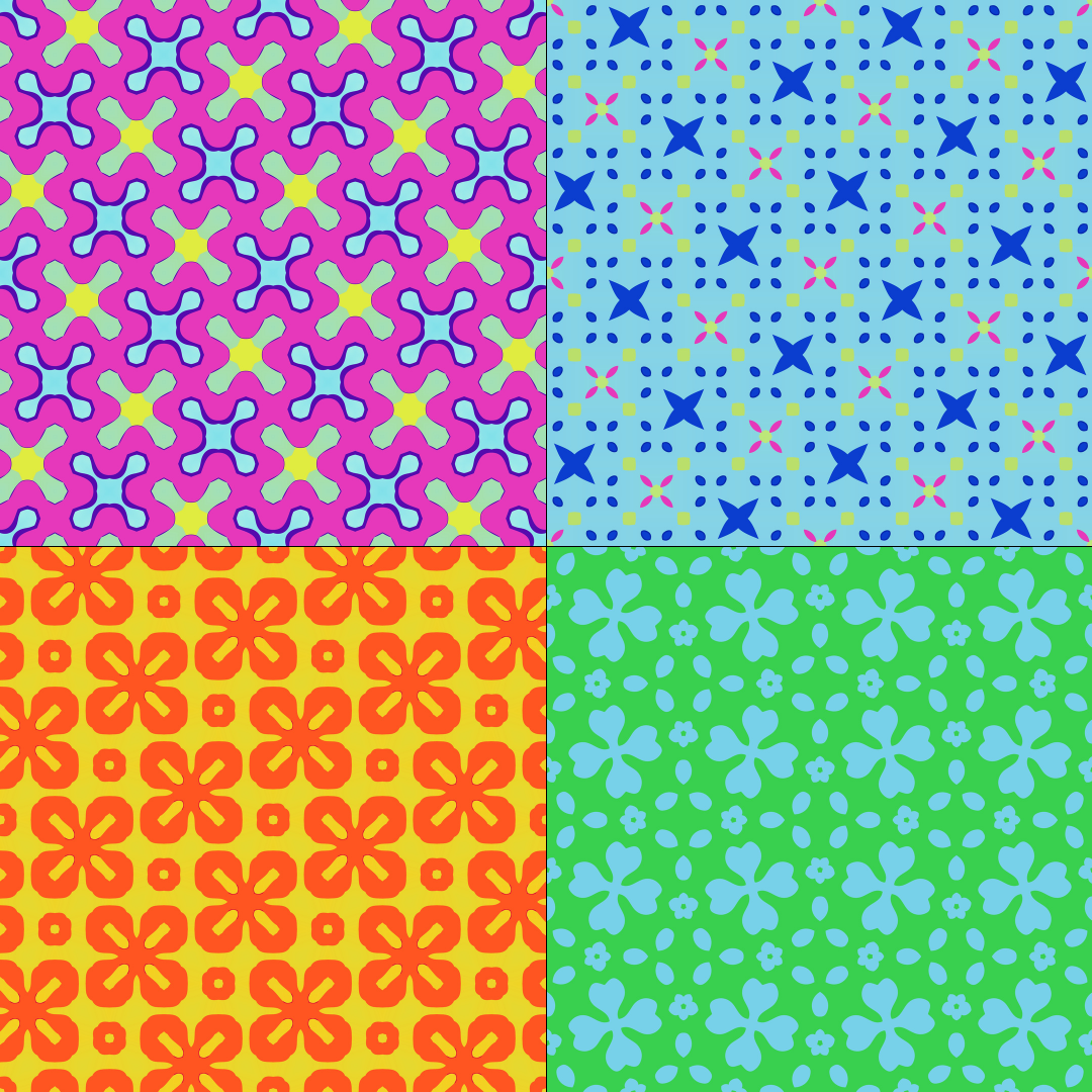 Basic Shapes Repeat Patterns Bundle 13