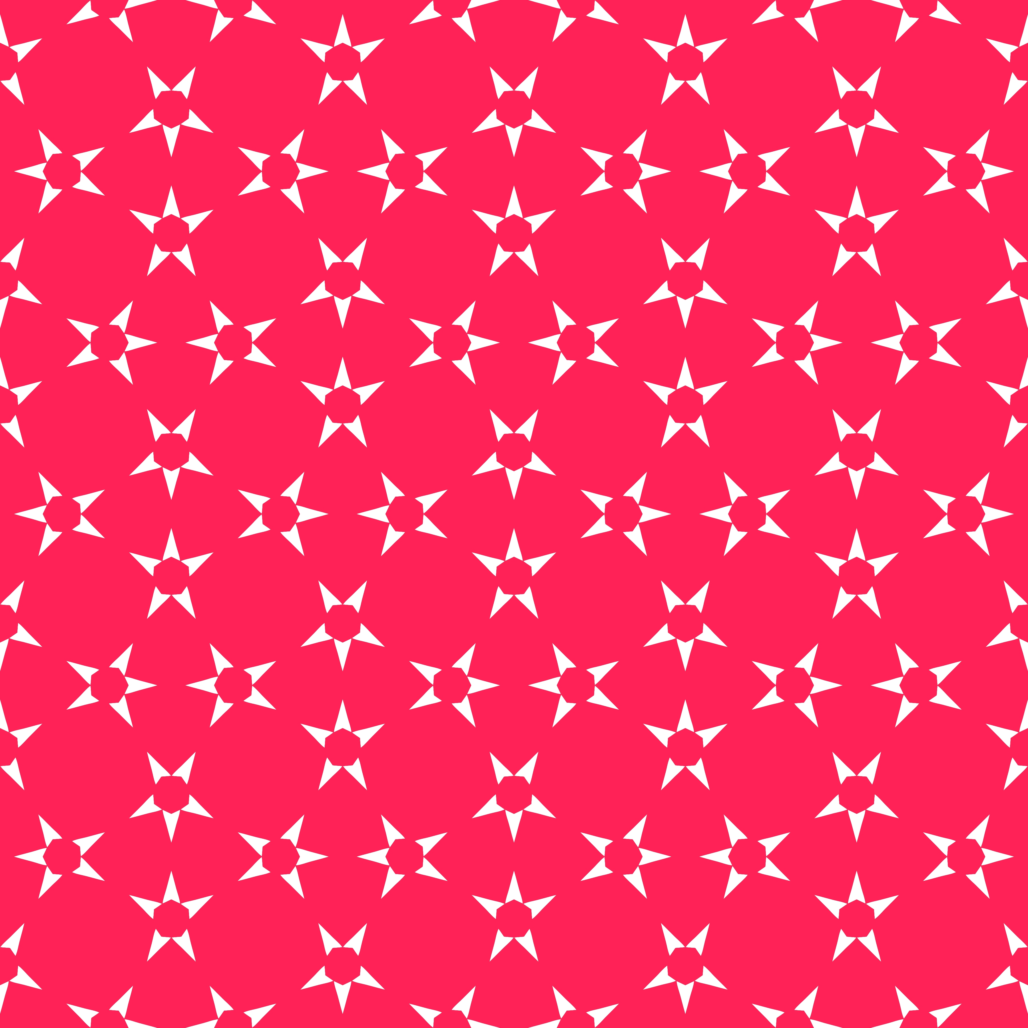 White Seamless Pattern with Pink Background