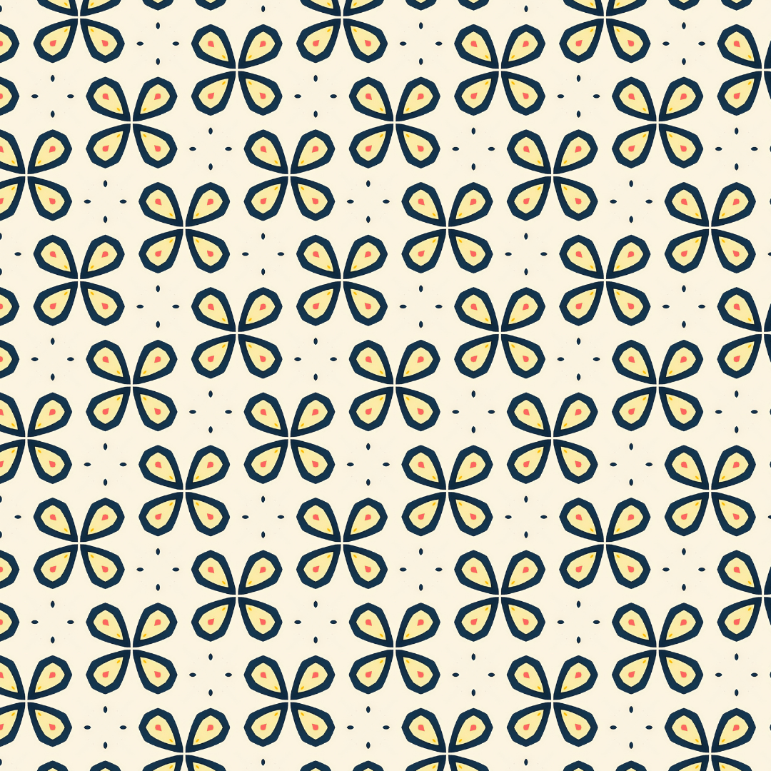 SImple Floral Shapes Repeat Patterns