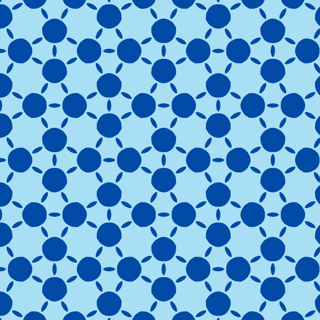 Blue Dots Repeat Patterns