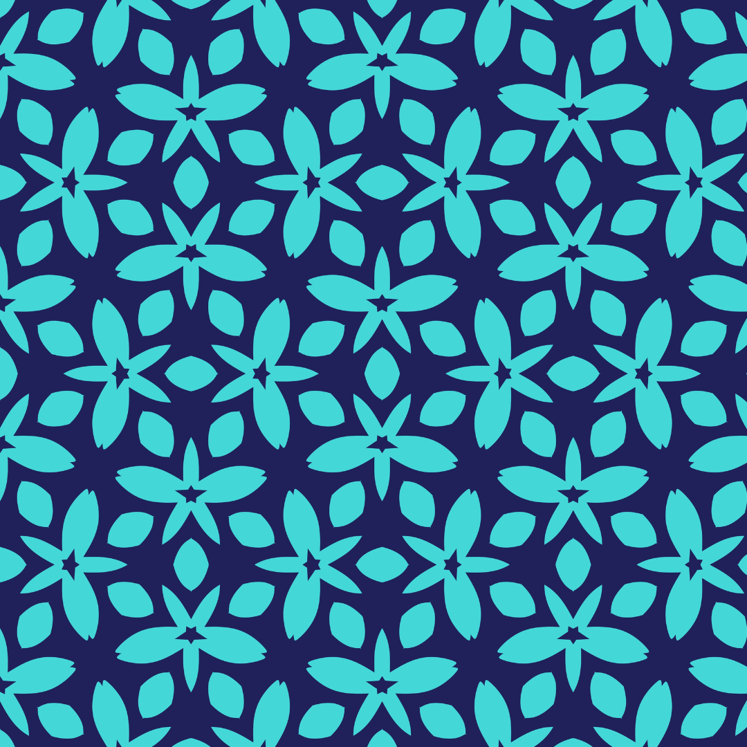 Blue Abstract Shapes Seamless Repeat Patterns