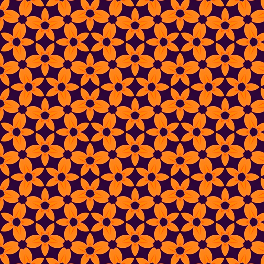 Yellow Flower Seamless Repeat Pattern