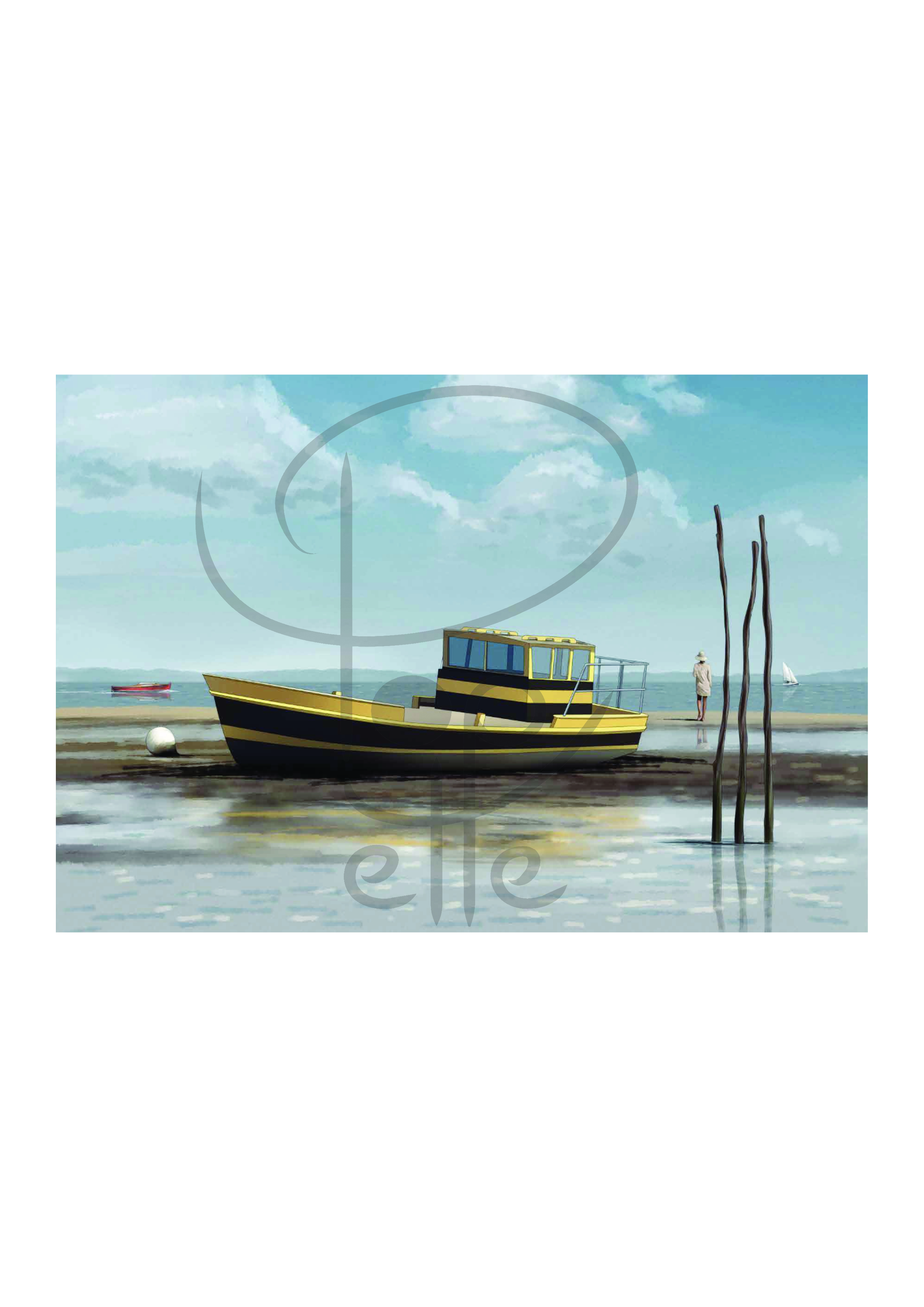 Assoupie et heureuse