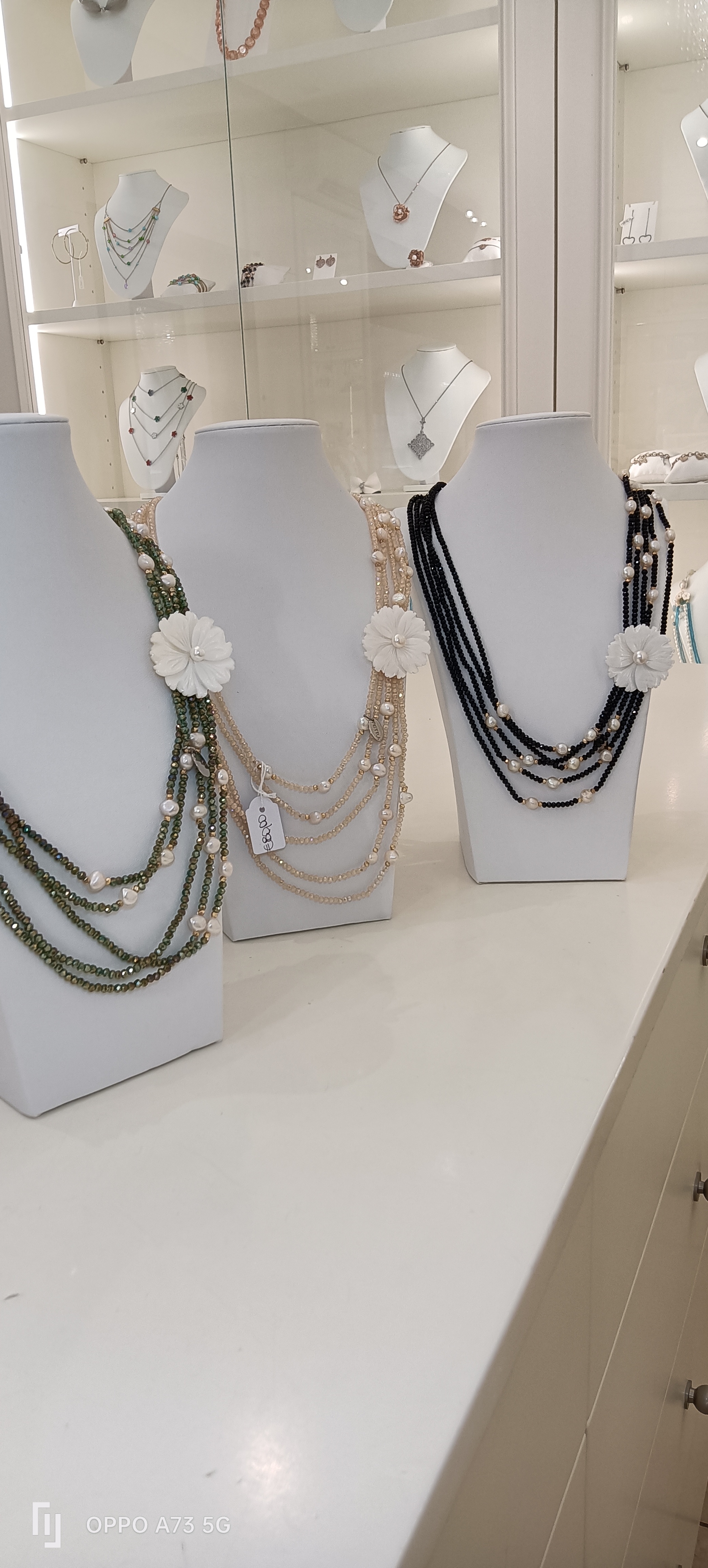 Collana Fiore madreperla 