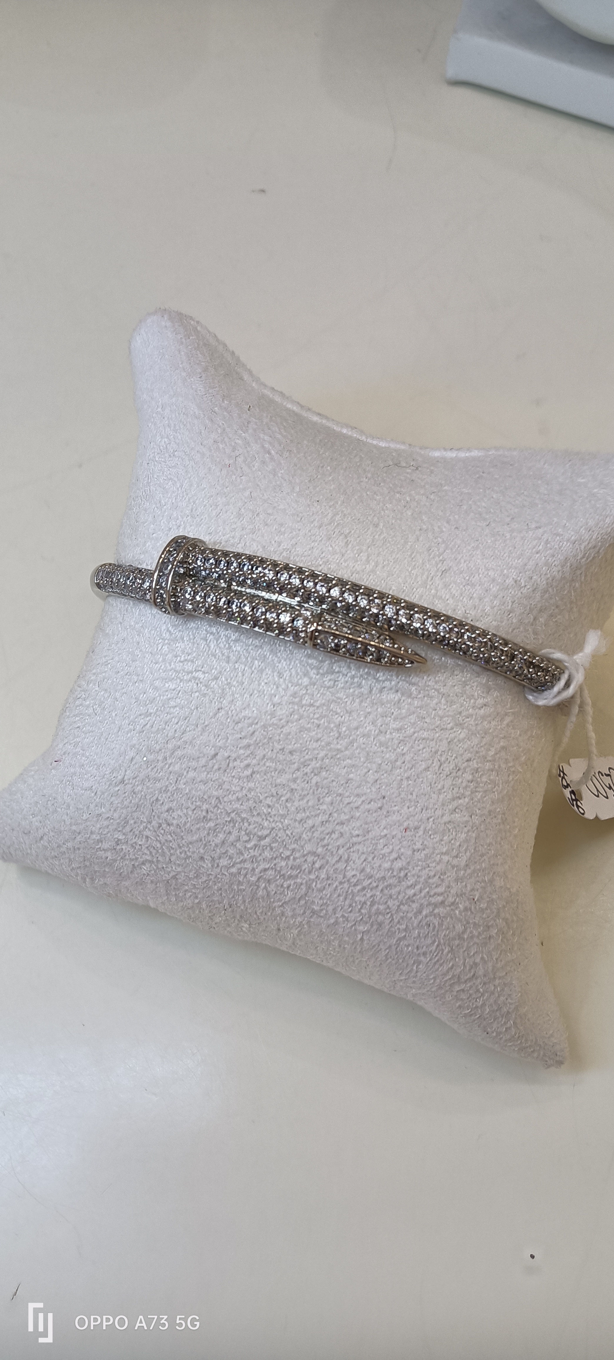Bracciale Chiodo con zirconi
