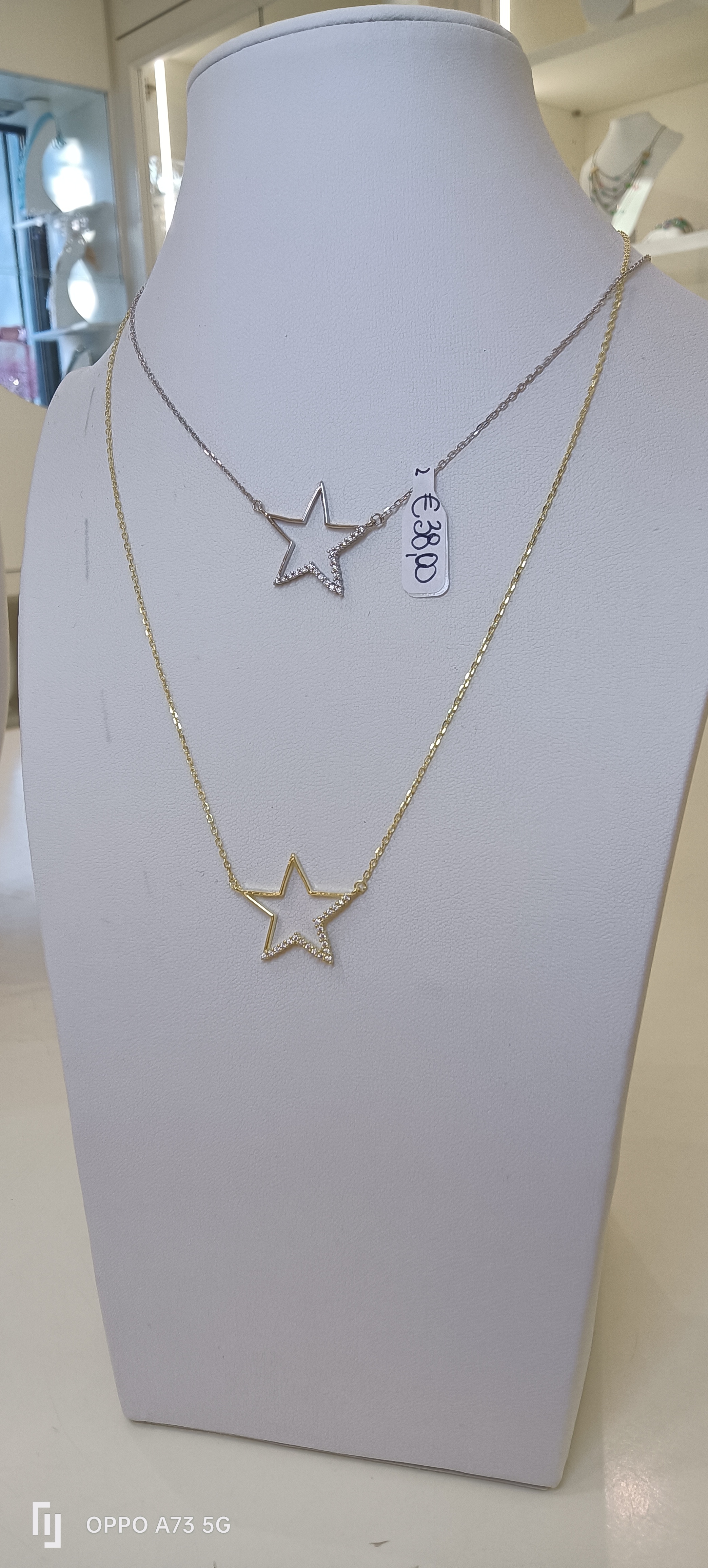 Collier Stella con zirconi