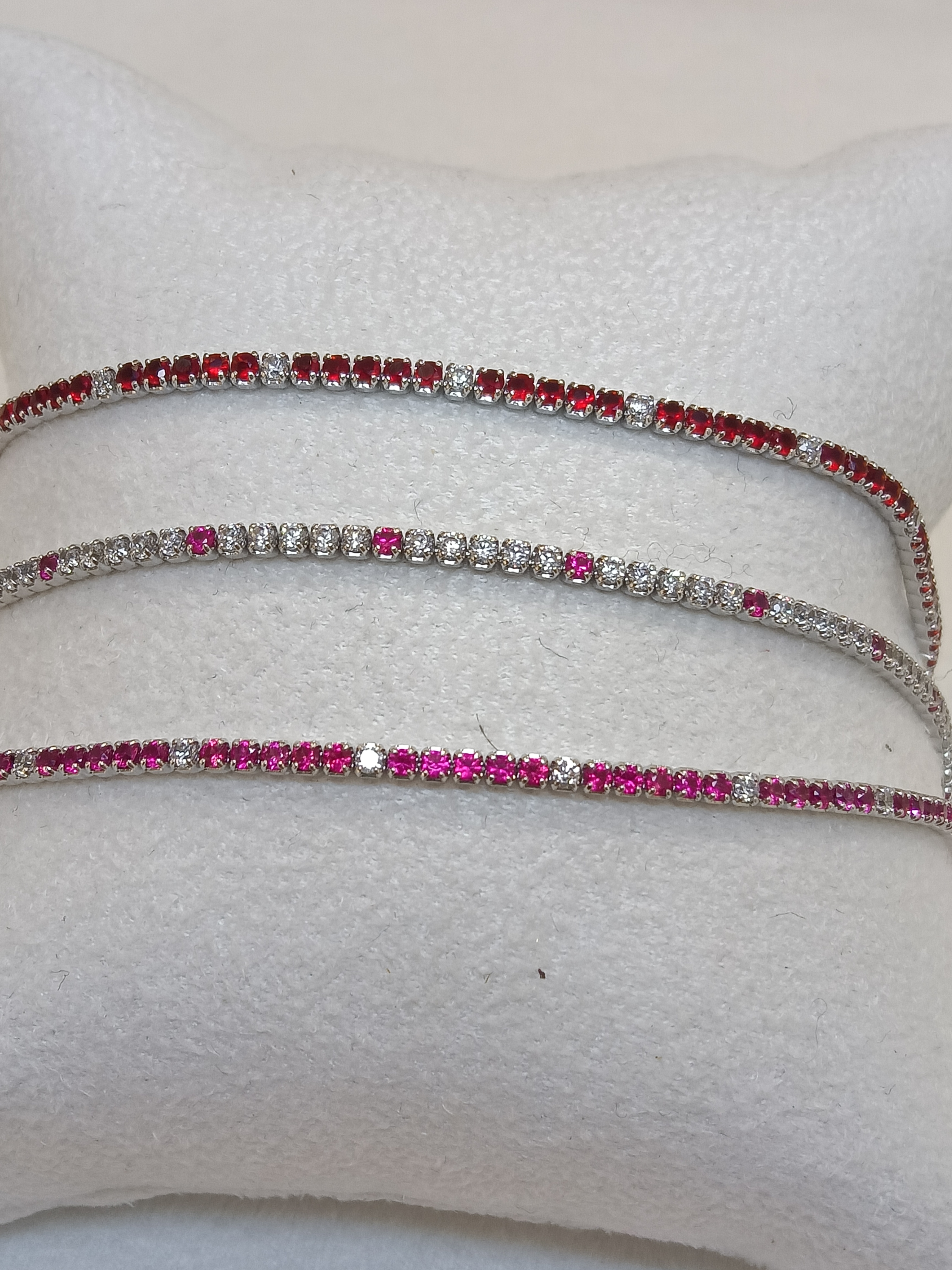 Bracciale tennis in argento