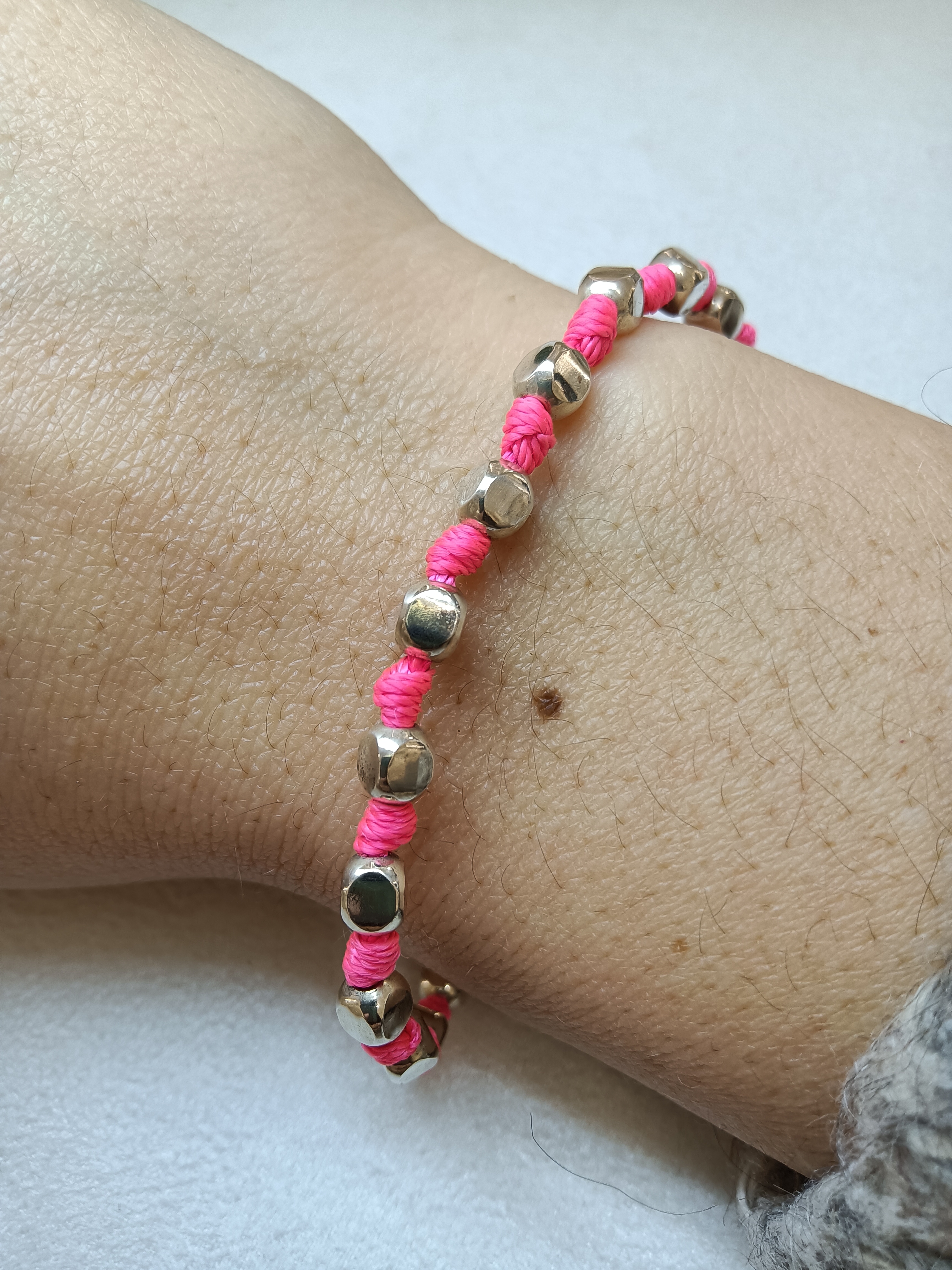Bracciale argento pepite grandi