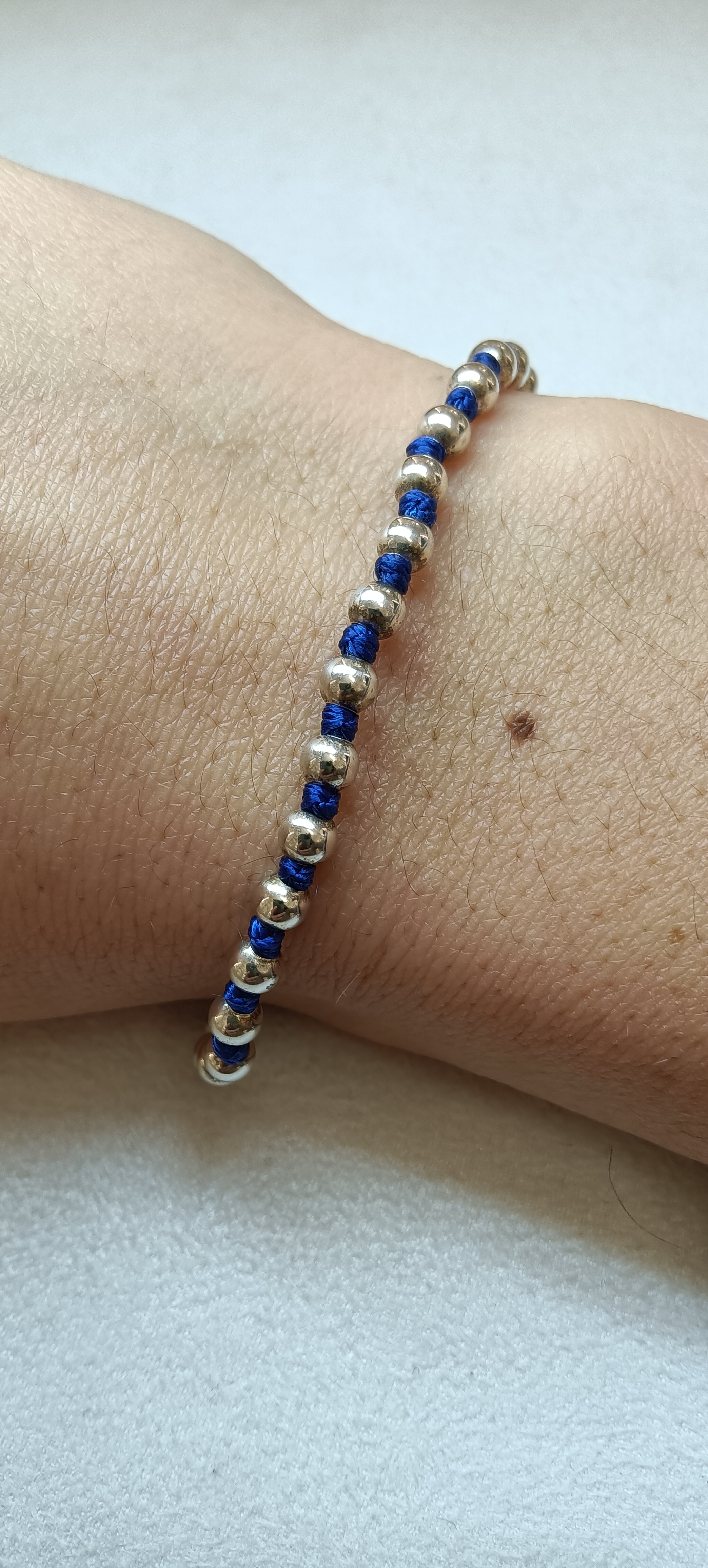 Bracciale argento sfere