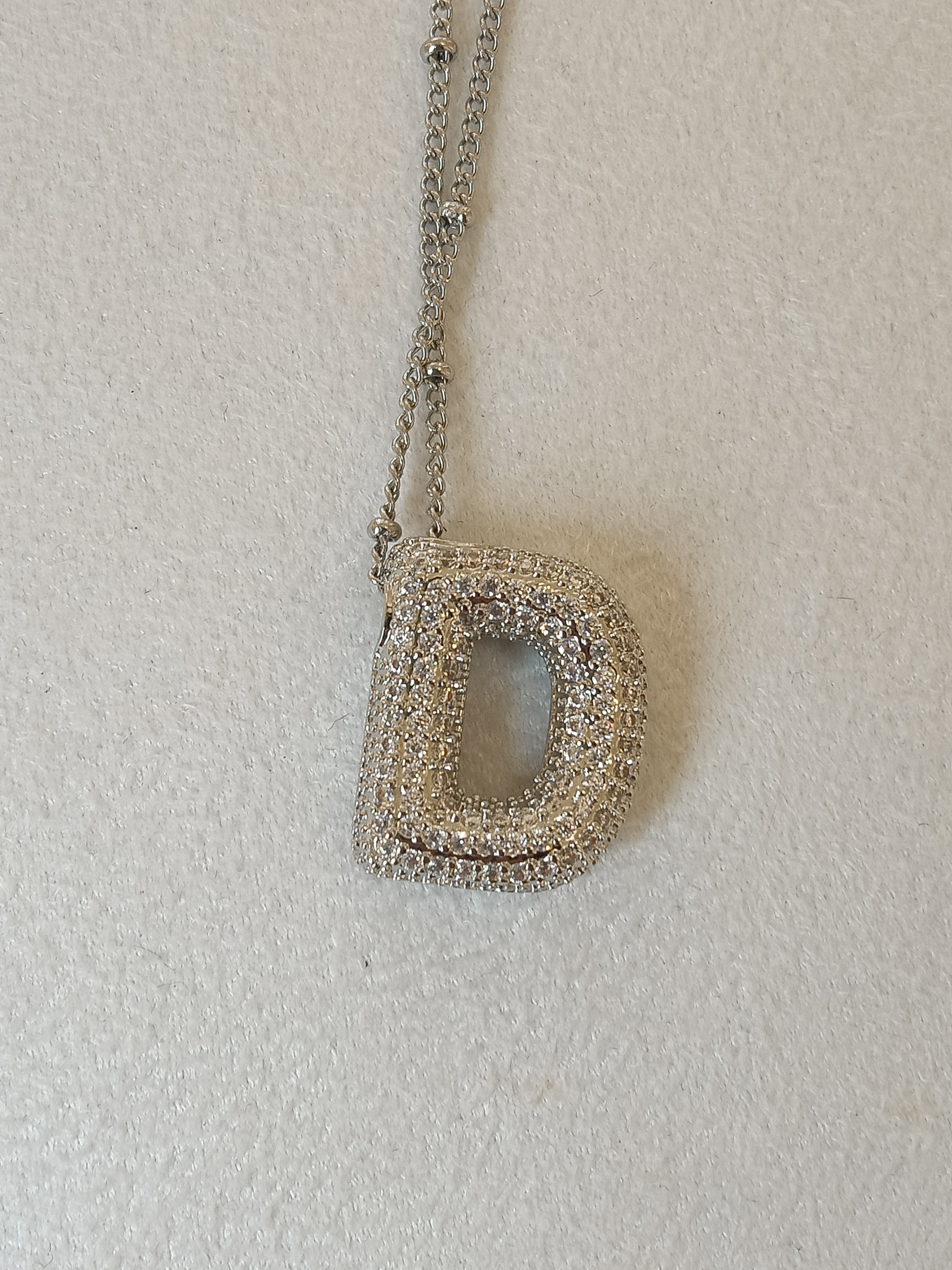 Collier iniziale Pavé bigiotteria
