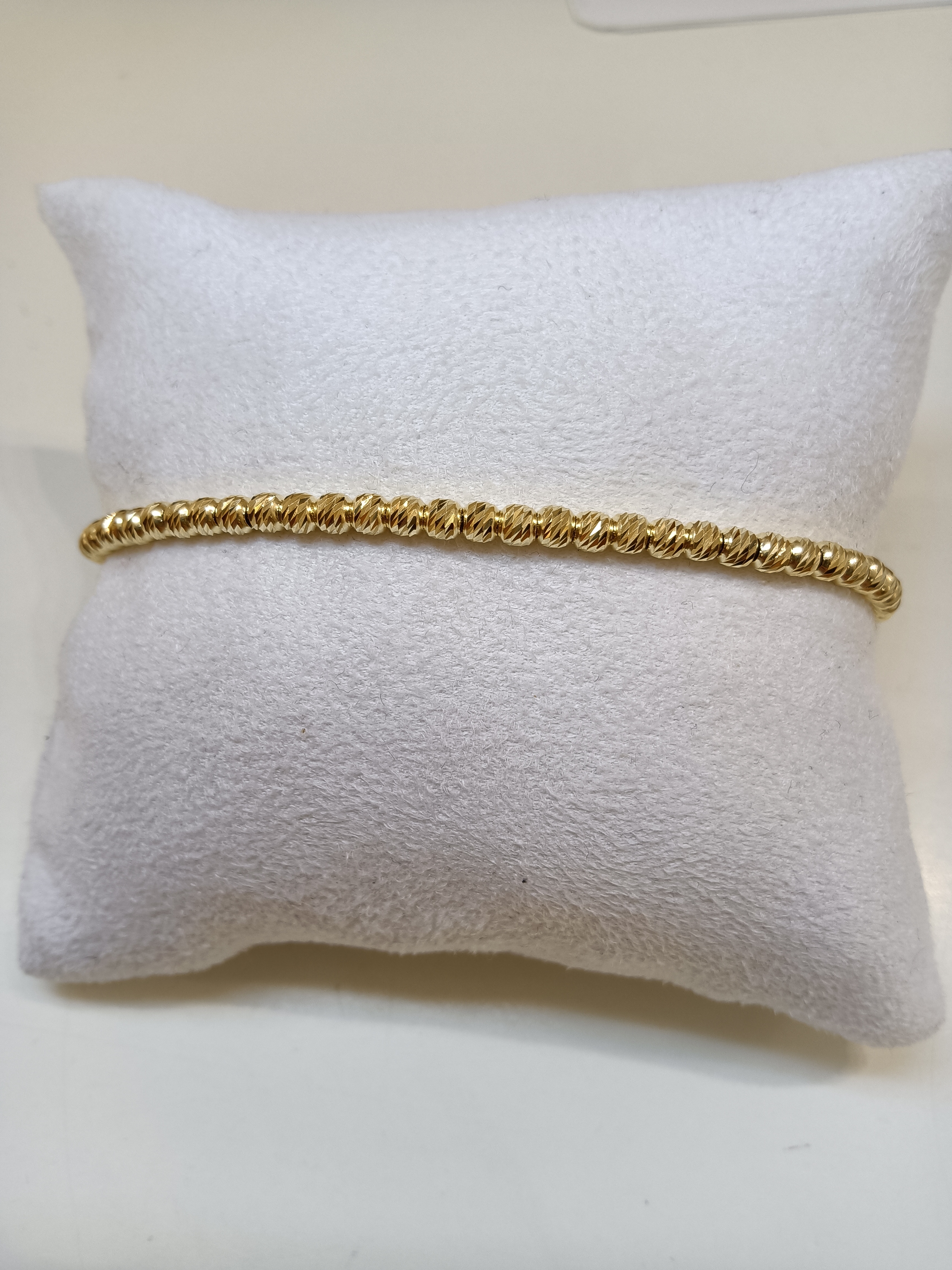 Bracciale sfere diamantate medie