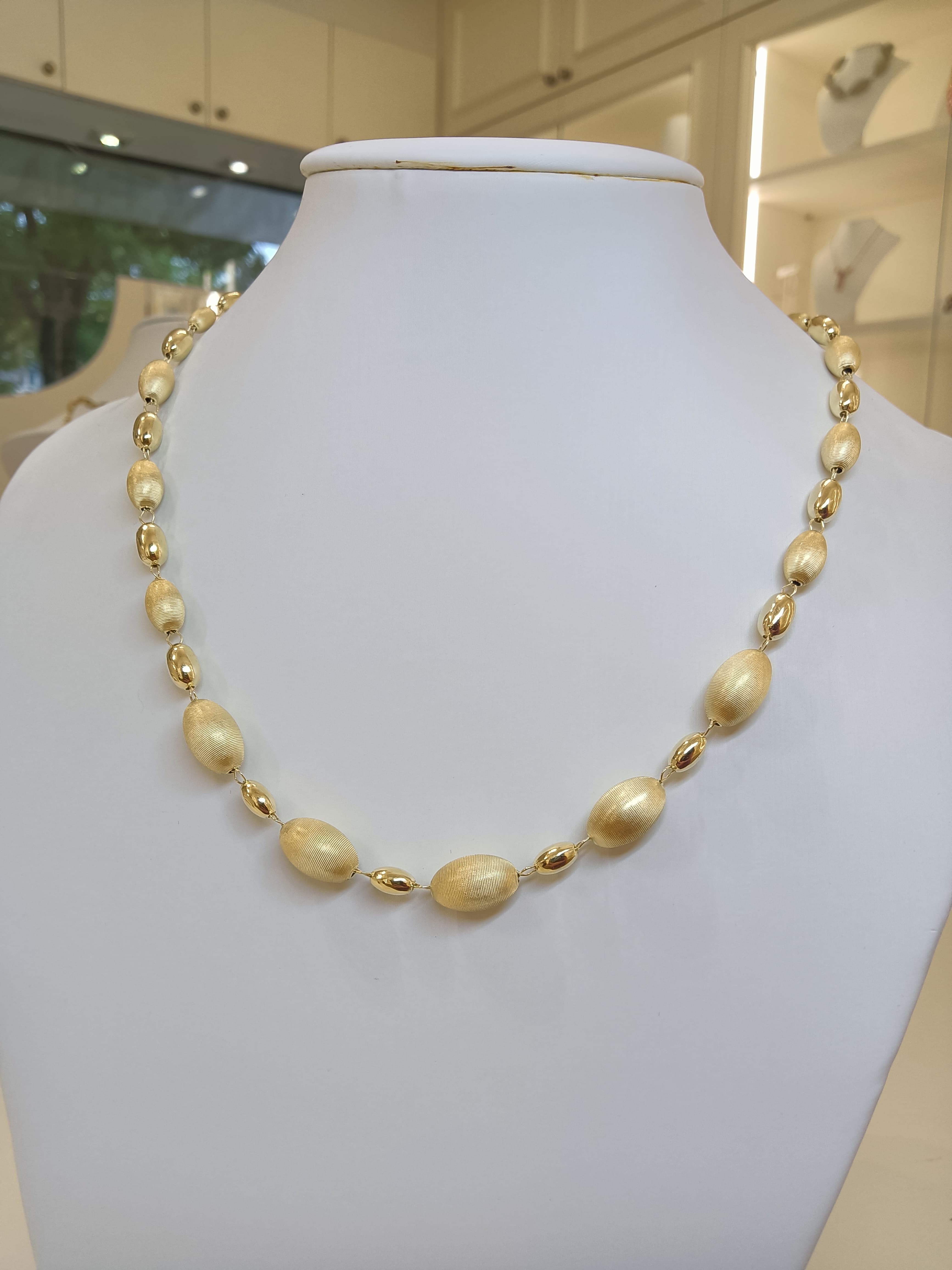 Collier argento placcato oro