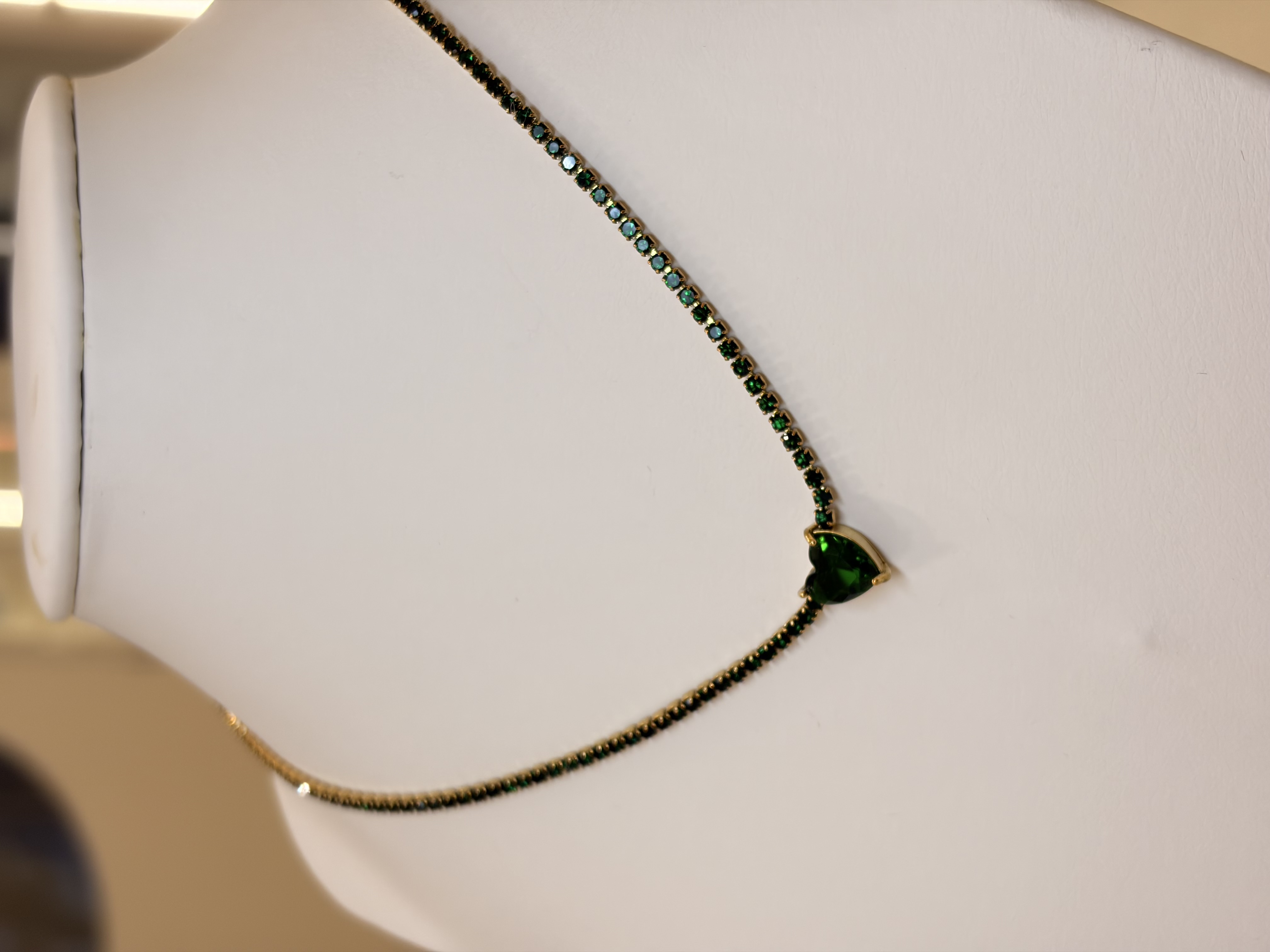 Collier tennis Heart