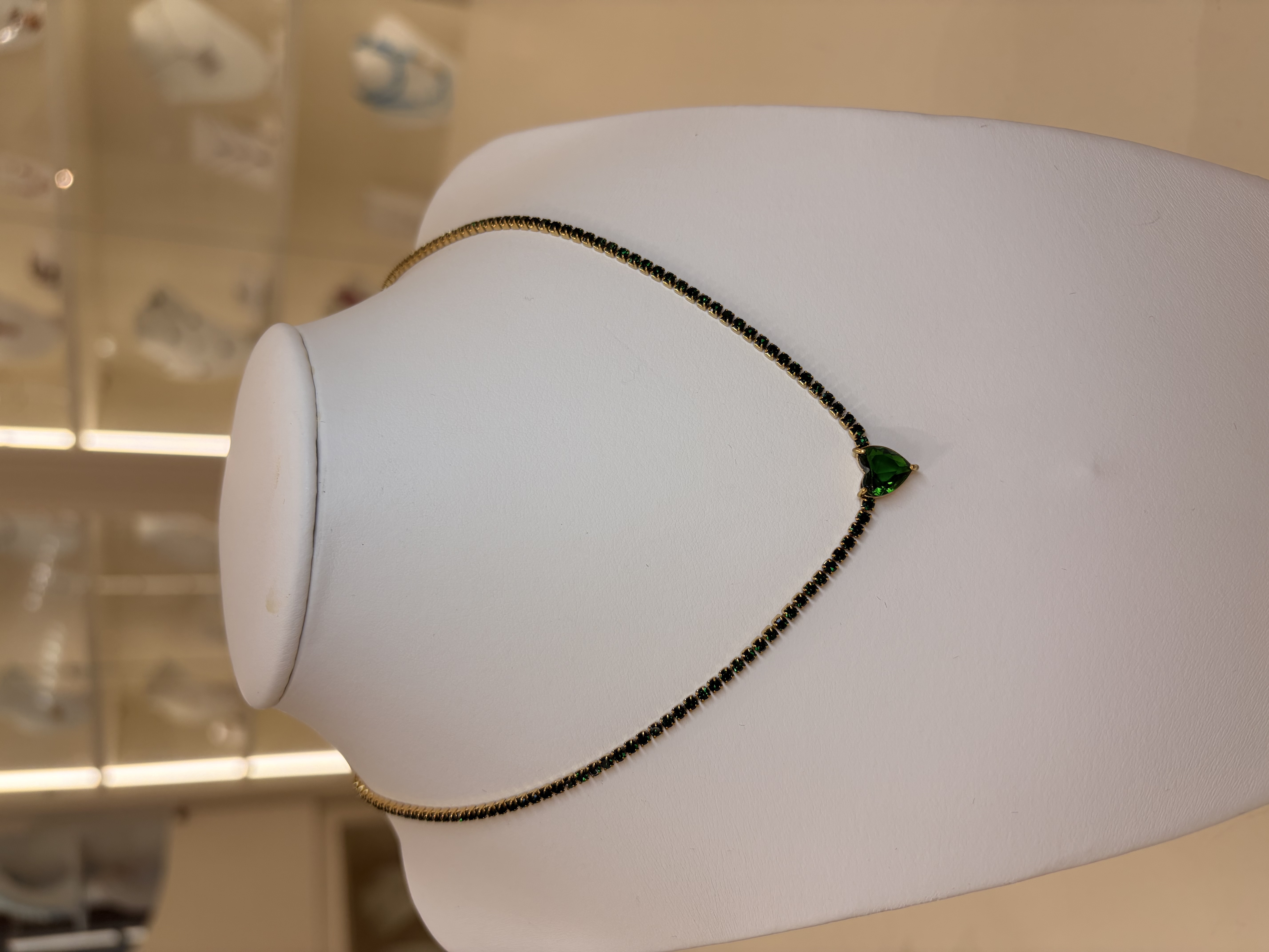 Collier tennis Heart