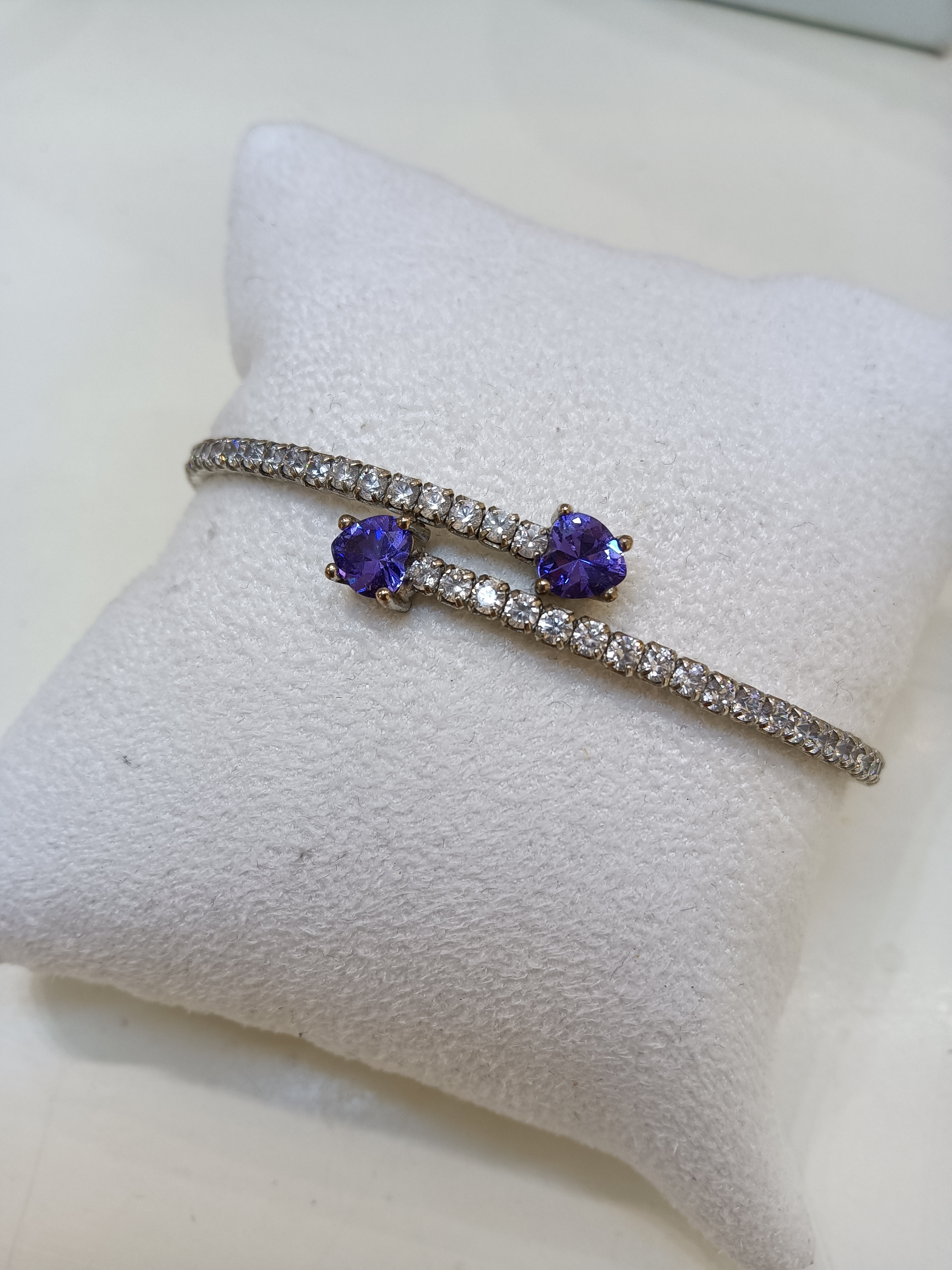 Bracciale tennis semirigido