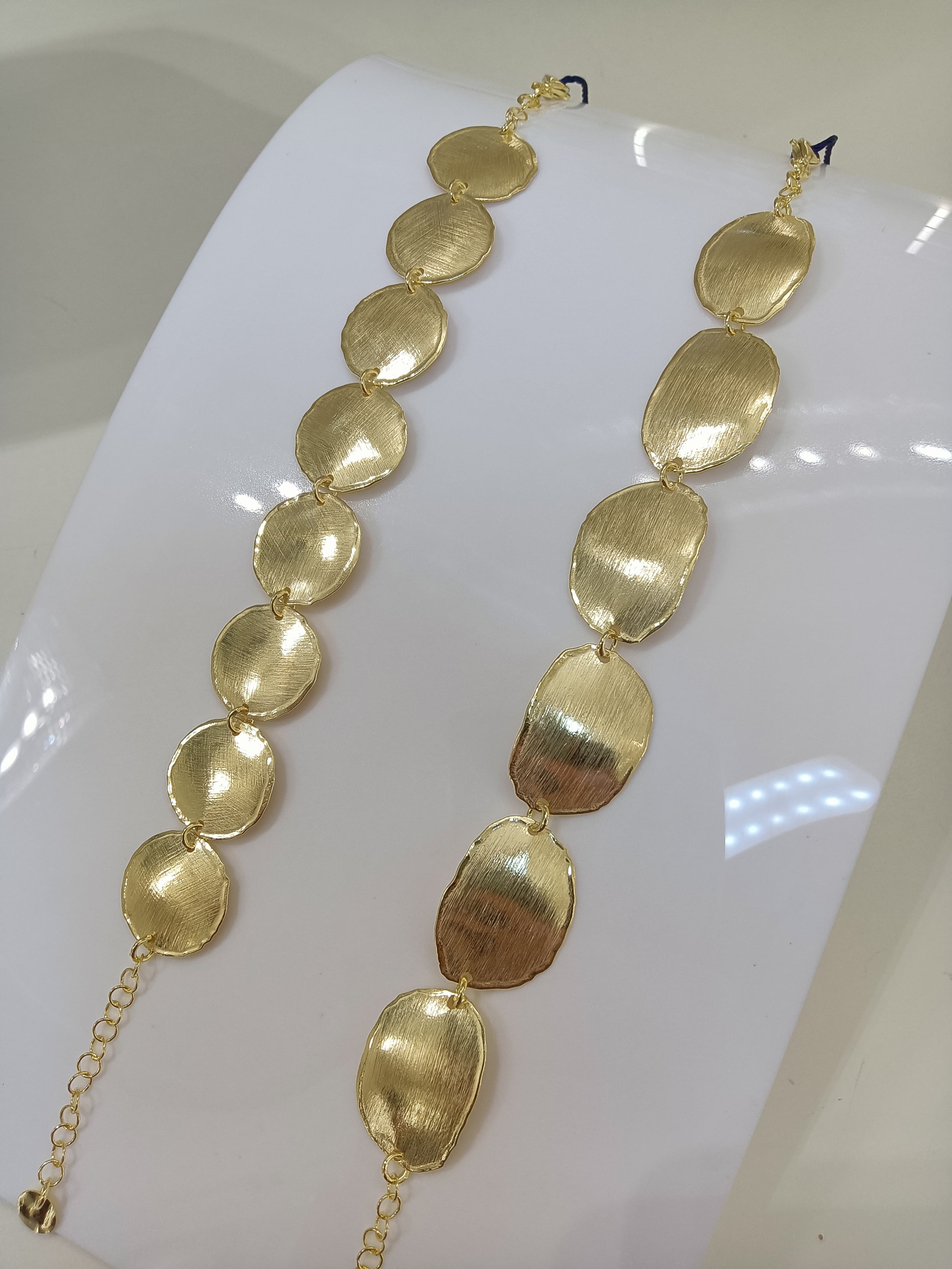 Bracciale in argento placcato oro 