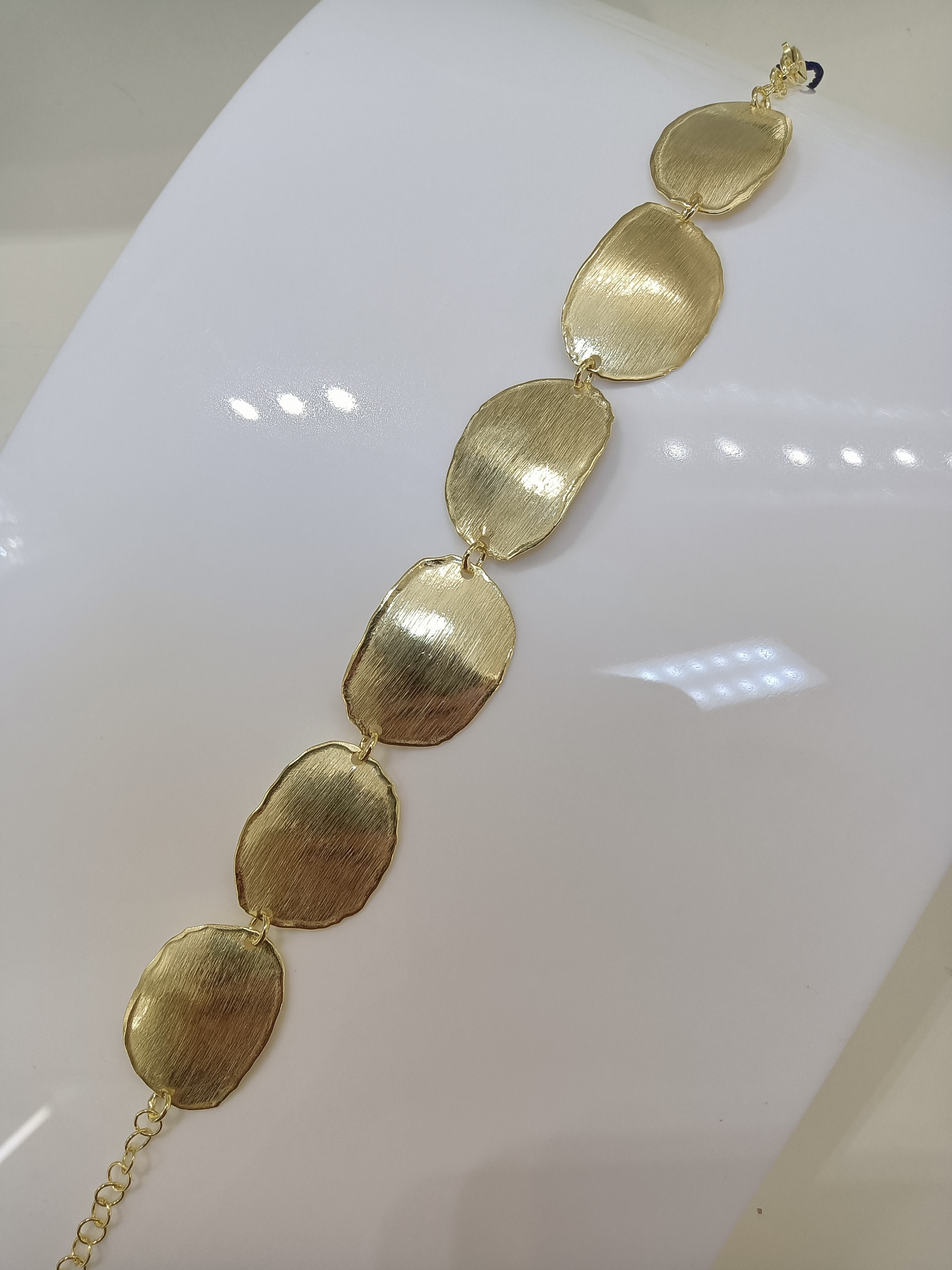 Bracciale in argento placcato oro 