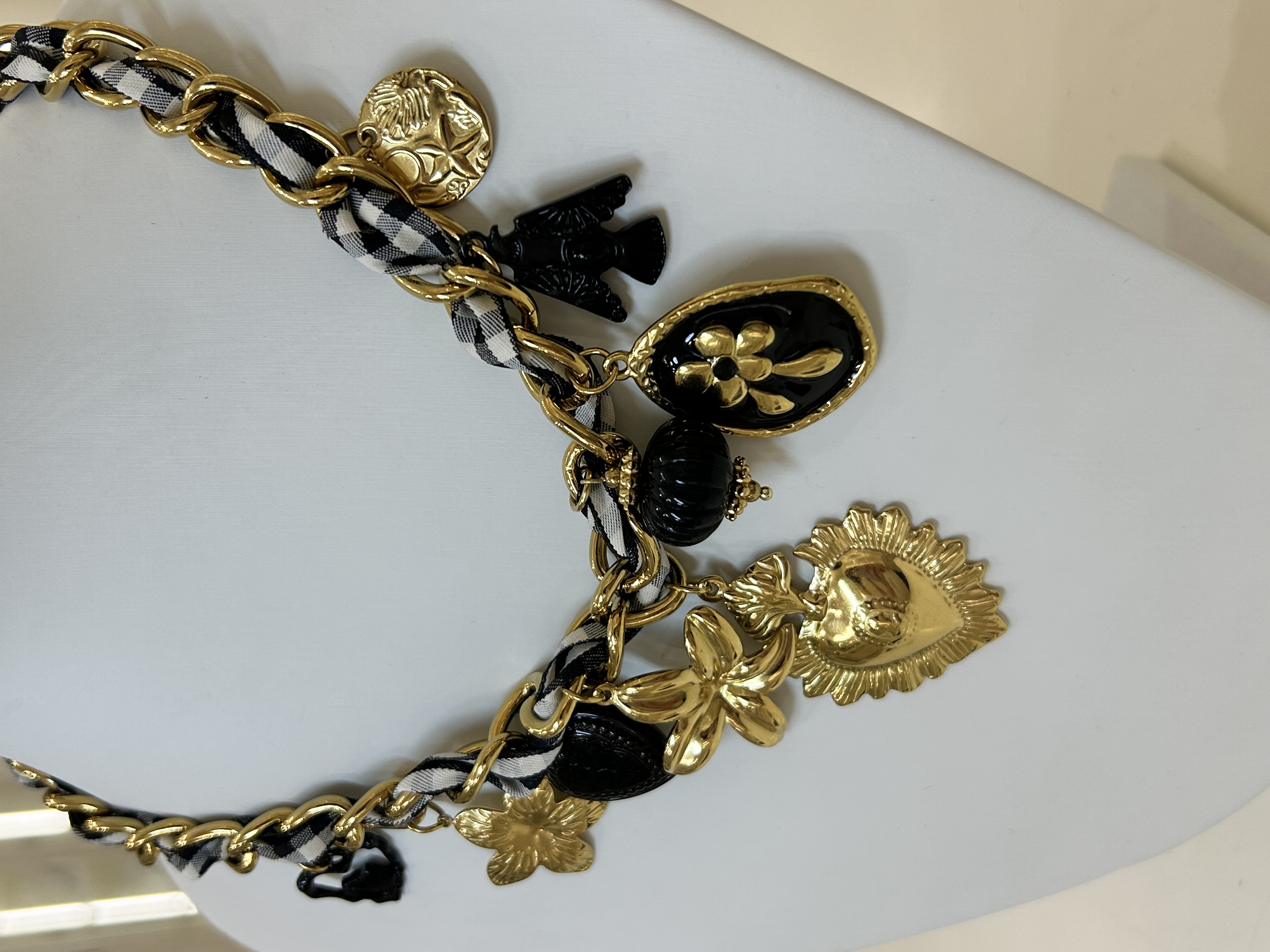 Collier Charms Black