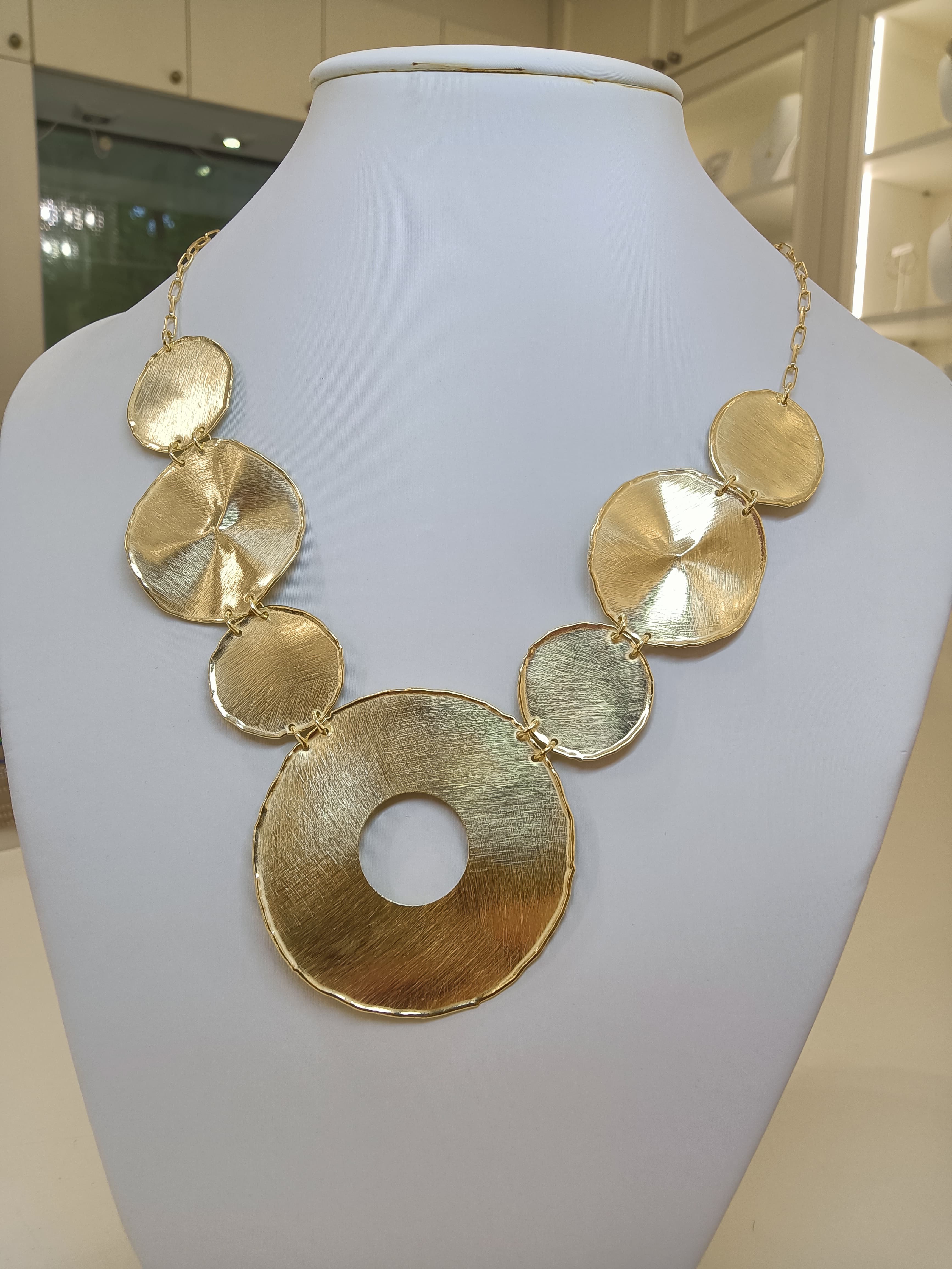Girocollo argento placcato oro 