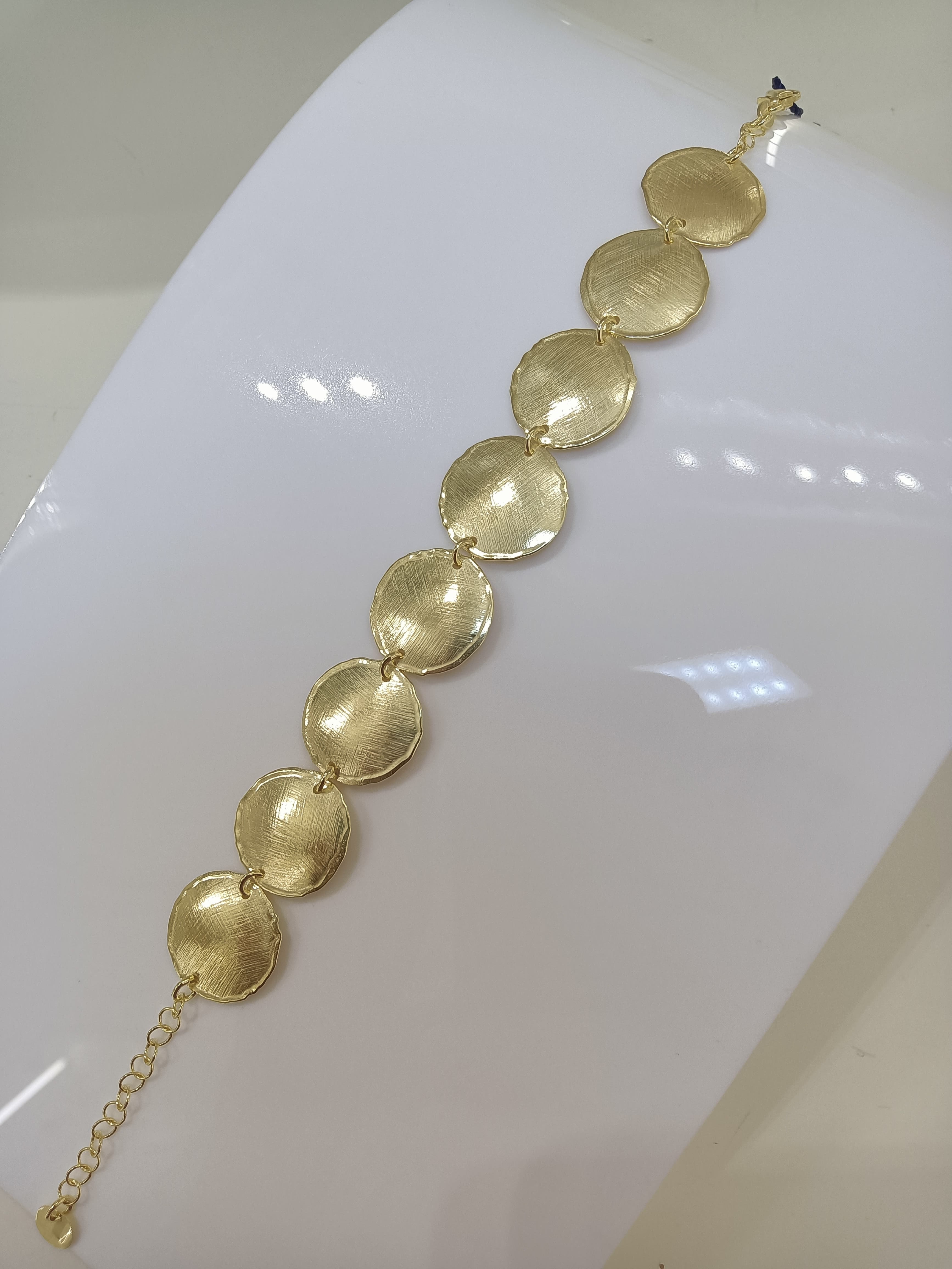 Bracciale in argento placcato oro 