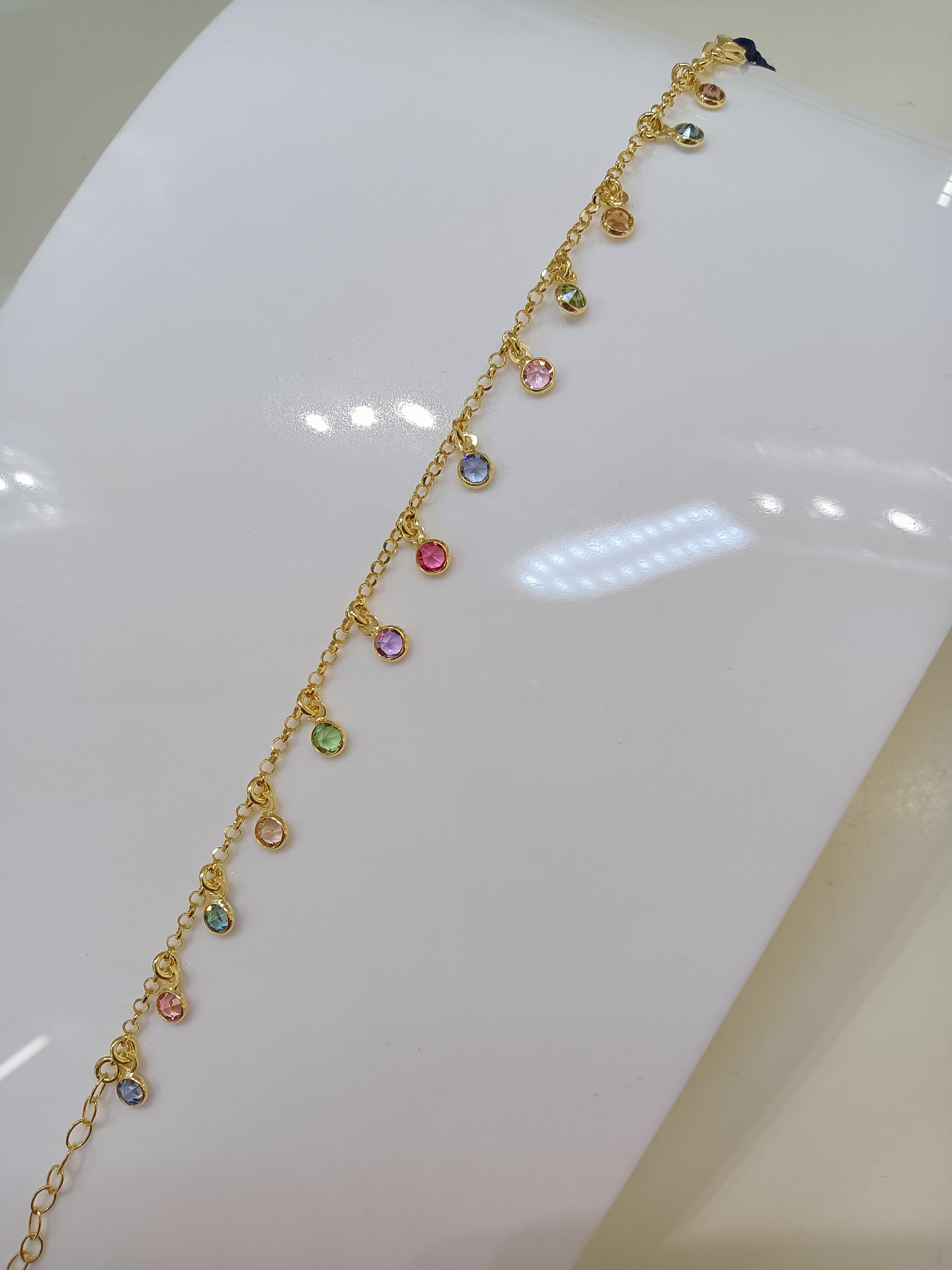 Bracciali argento multicolor