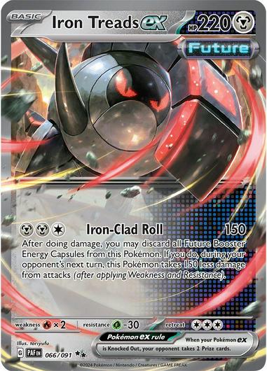 Iron Treads ex [Holo] 066/091 Pokemon Paldean Fates