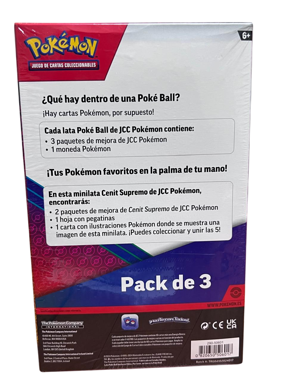 Pack de 3 Pokémon