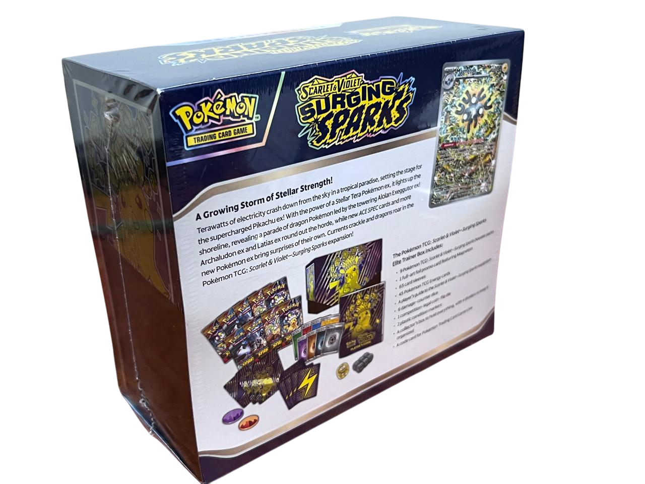 Caja de Entrenador Élite Pokémon Scarlet & Violet Surging Sparks
