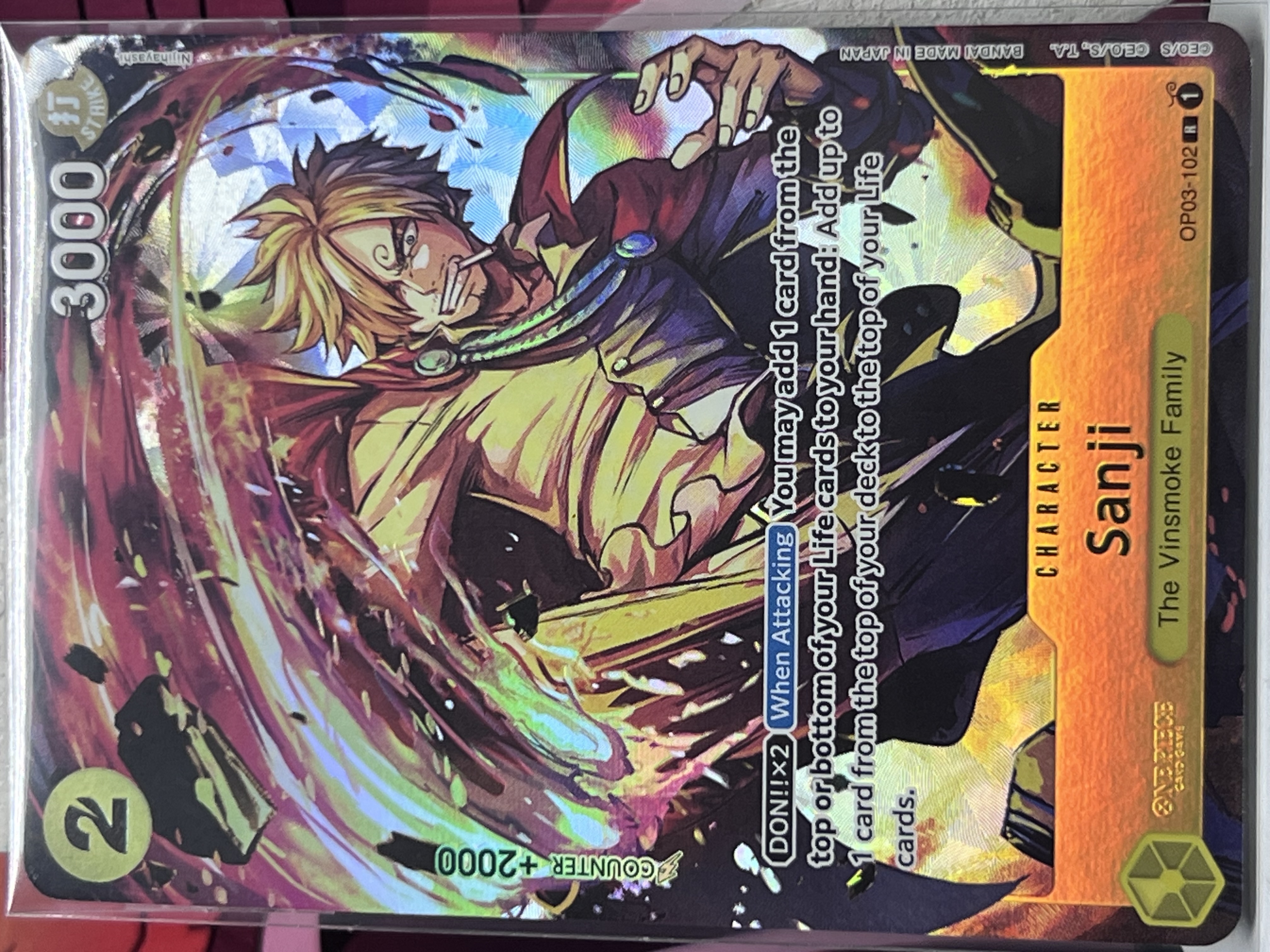 Carta de Sanji OP03-102