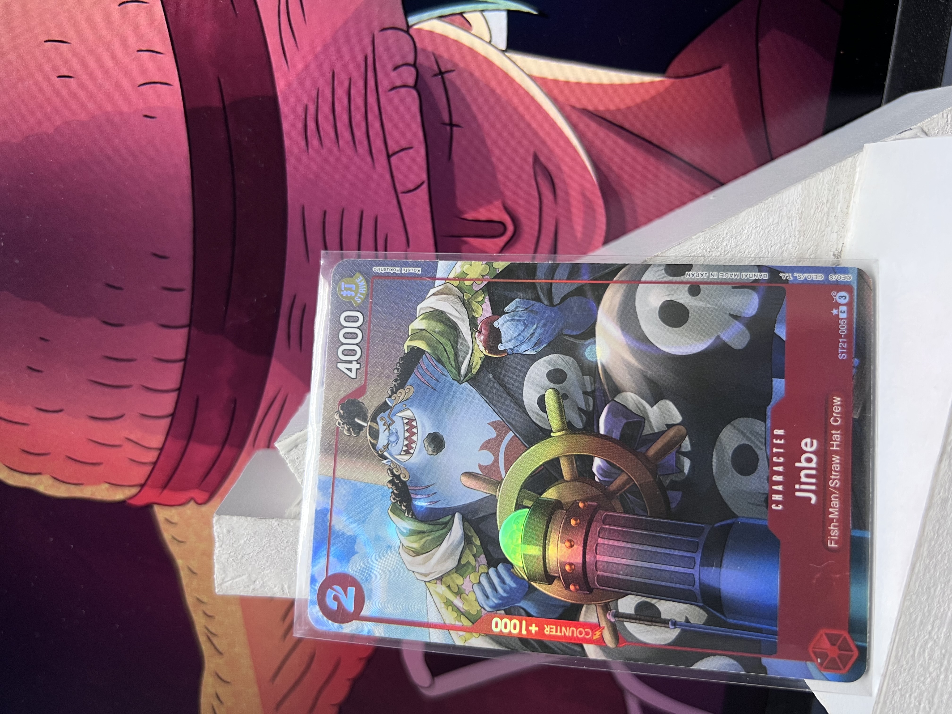 Carta de juego de Jinbe ST21-005