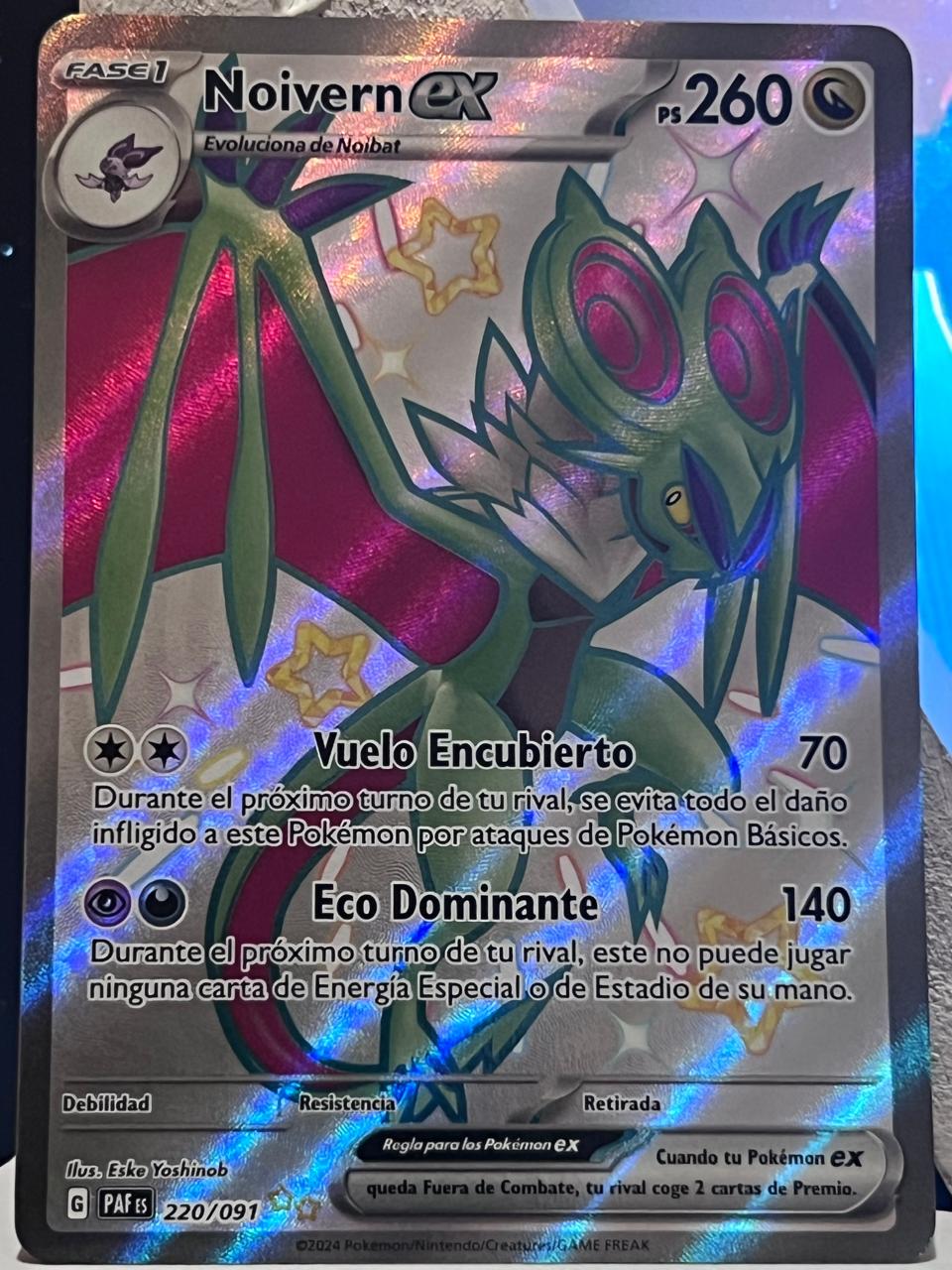 Tarjeta Pokémon Noivern EX