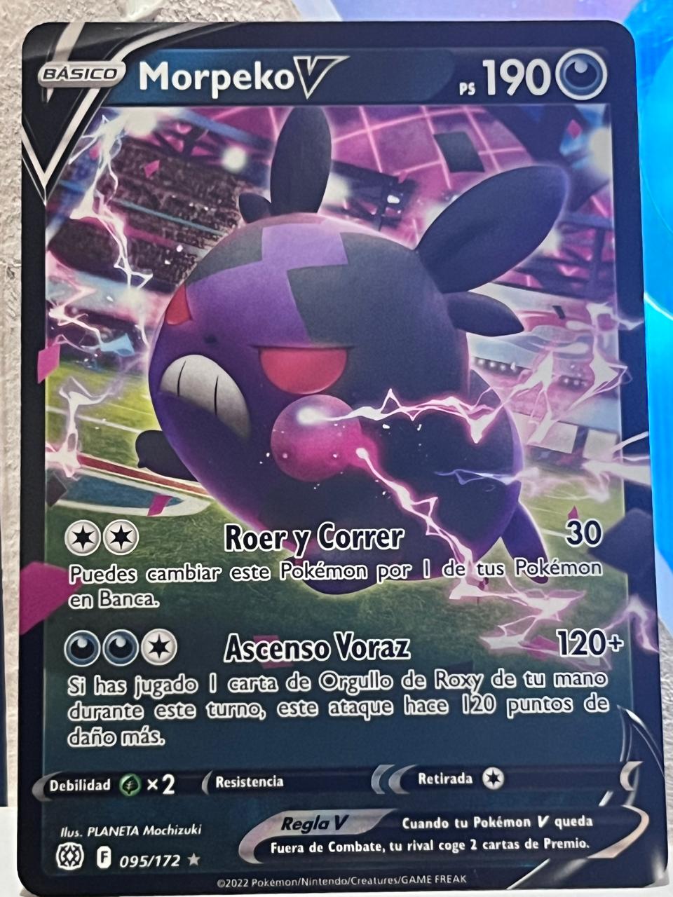 Carta Pokémon Morpeko V Brilliant star español