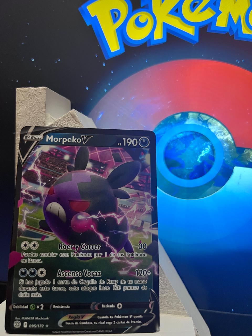 Carta Pokémon Morpeko V Brilliant star español