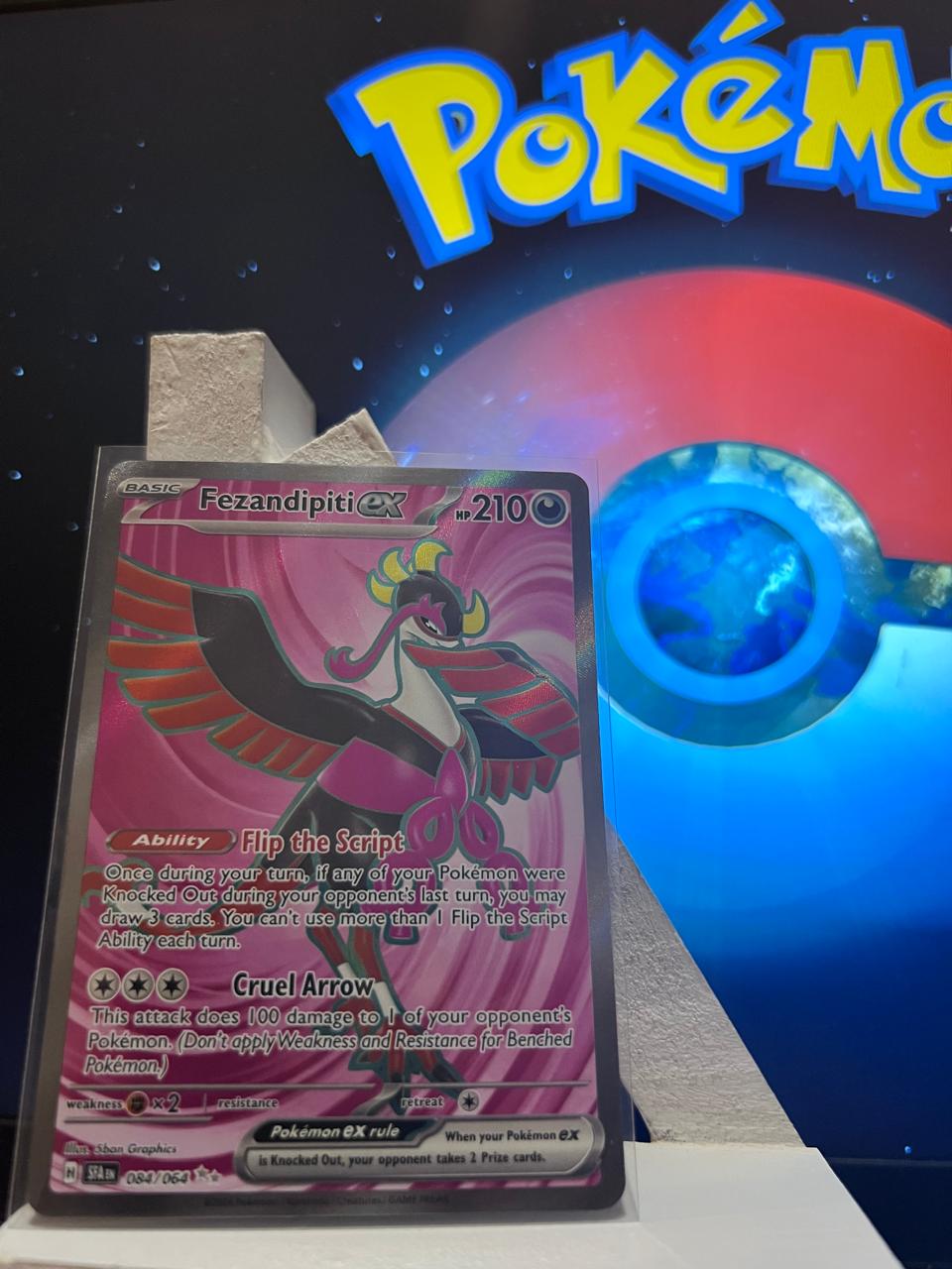 Fezandipiti EX 84 Pokemon Shrouded Fable