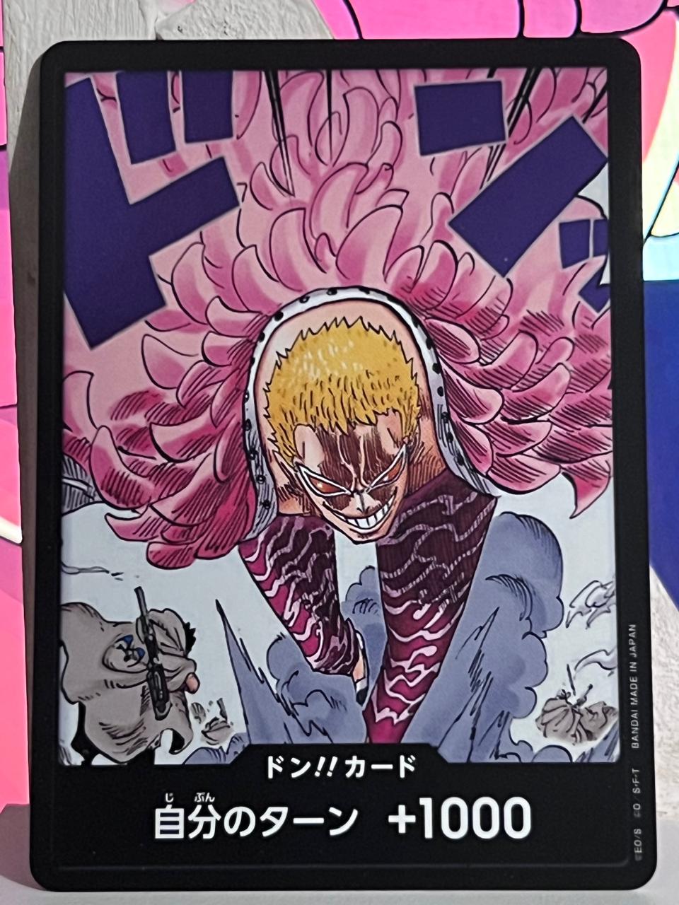 Carta de juego 'Don!!' Doflamingo japonesa