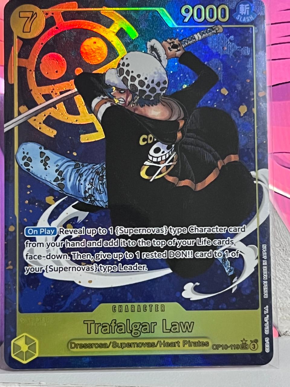 Trafalgar Law [Alternate Art] OP10-119