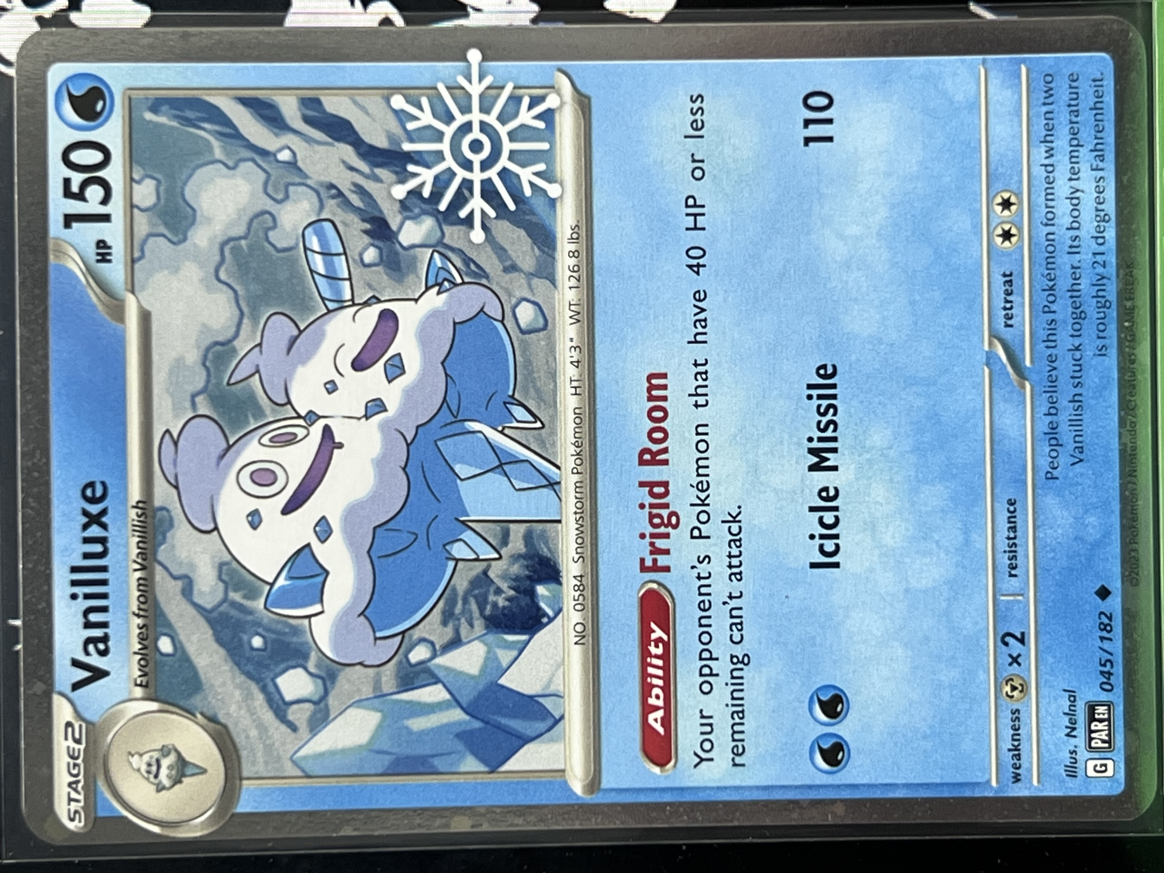 Vanilluxe #45 estampado especial snowflake