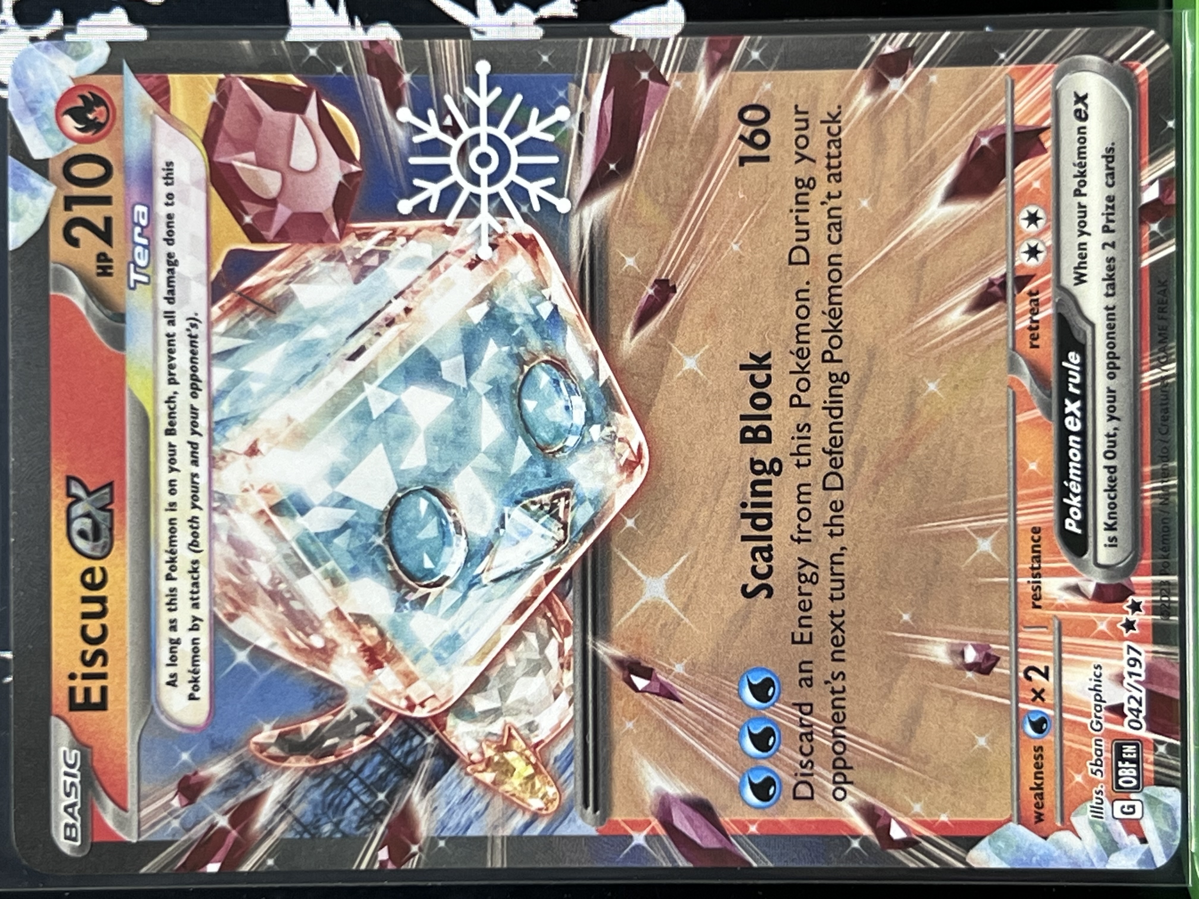  Eiscue EX #42 estampado especial snowflake