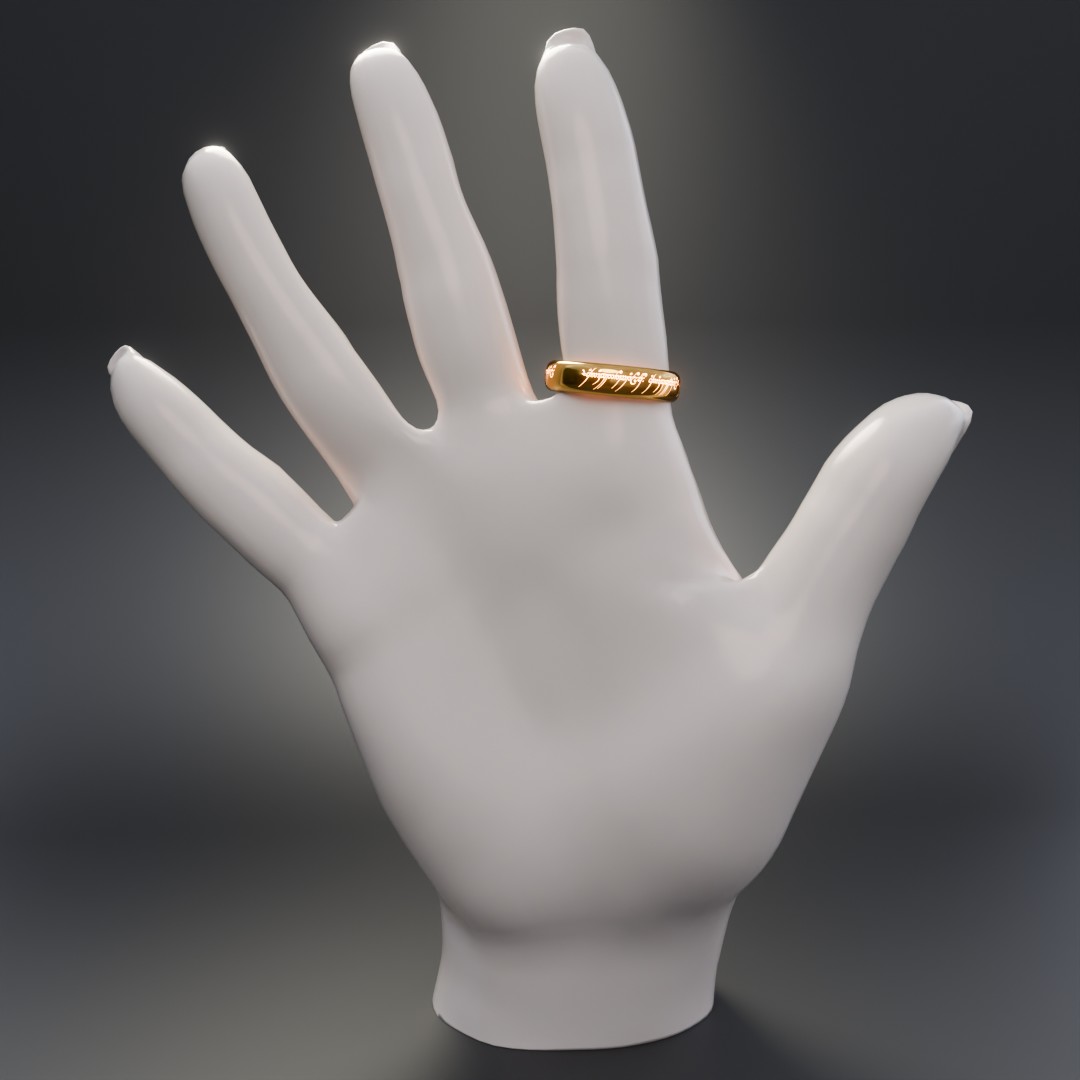 Ring Display "Elegant Female Hand"