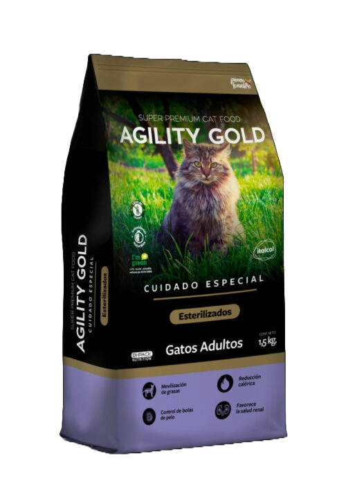 Agility Gold Gatos Adultos Castrados o Esterilizados