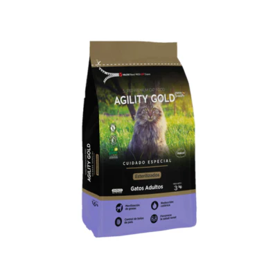 Agility Gold Gatos Adultos Castrados o Esterilizados