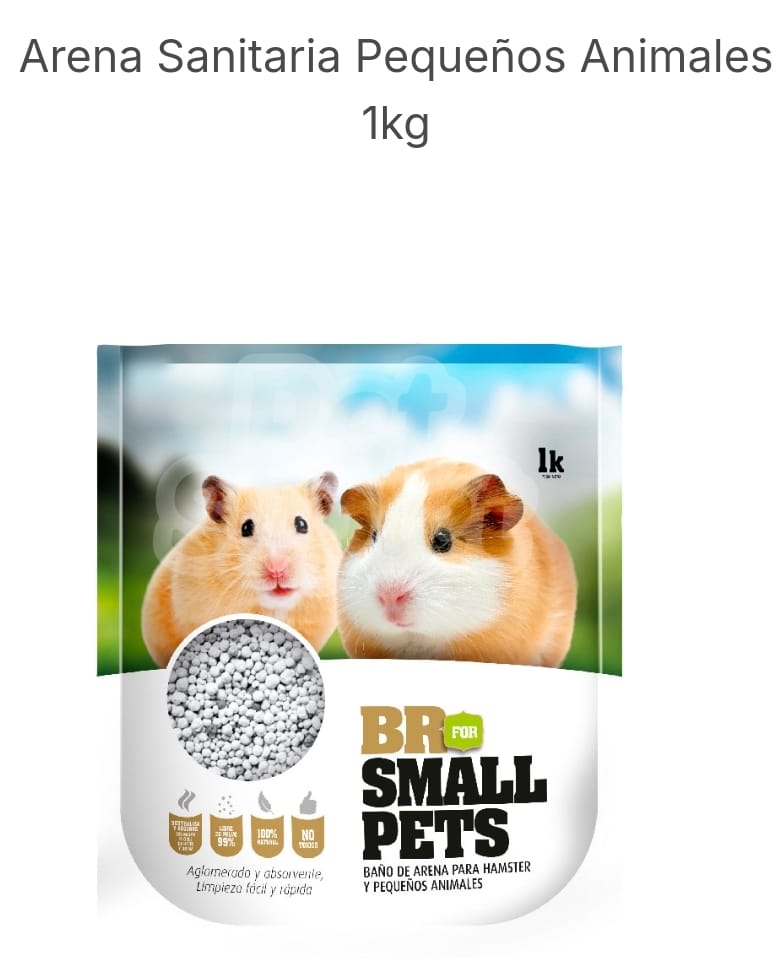 Arena Sanitaria para Pequeños Animales