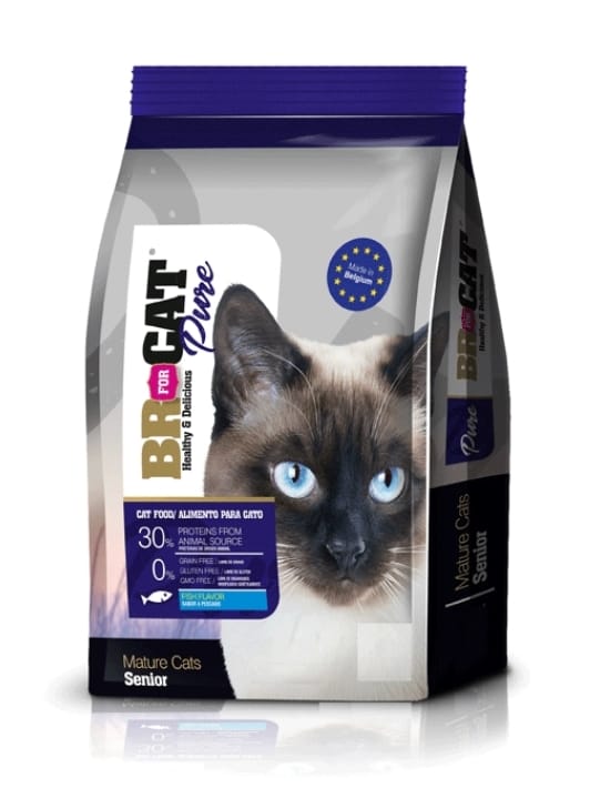 Br cat  pescado Comida para gatos 