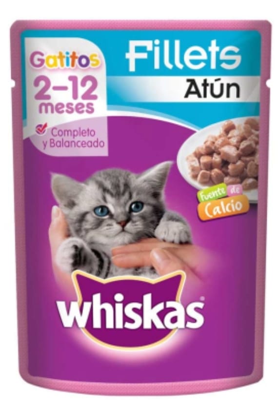 Alimento  Humedo Whiskas Filetes Atún para Gatos