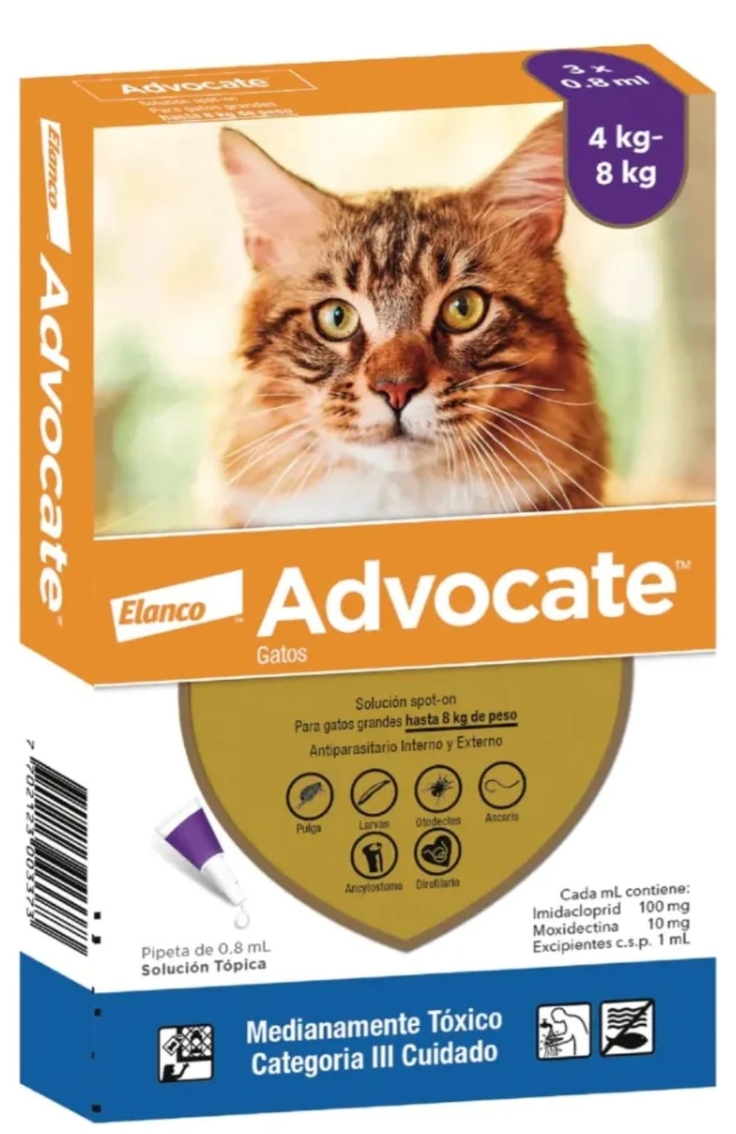Advocate Gatos 4kg-8kg