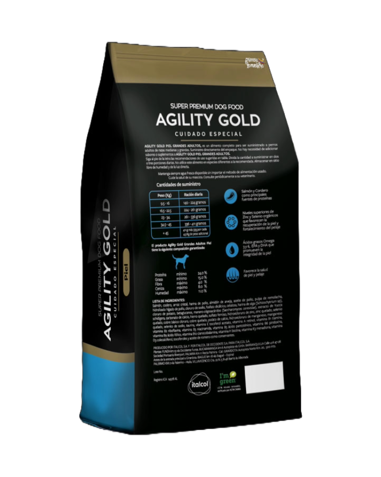Agility Gold Piel Grandes Adultos