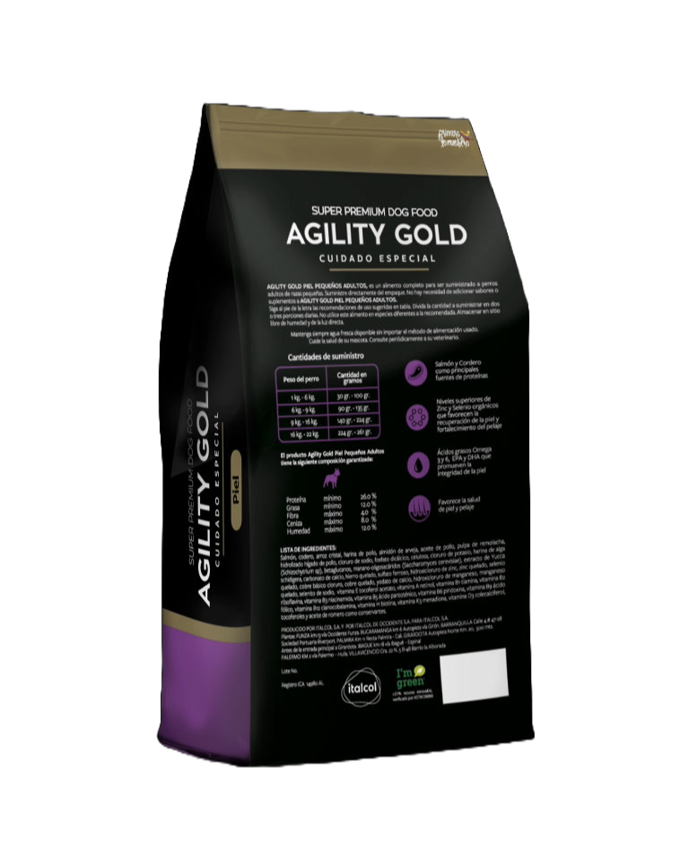 Agility Gold Piel Pequeños Adultos
